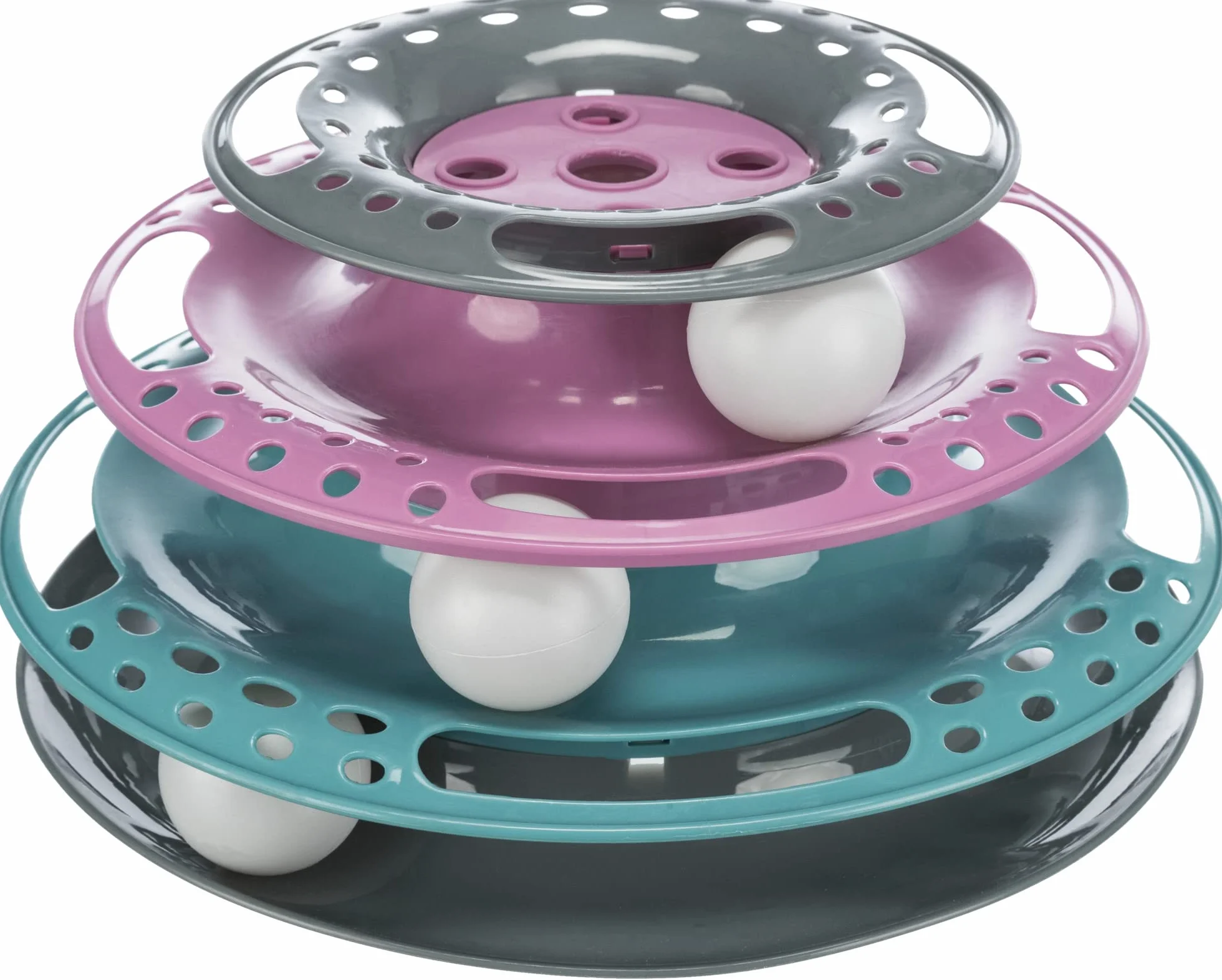 Trixie wieża do zabawy Catch the Balls, tworzywo sztuczne, Ø 25 × 13 cm