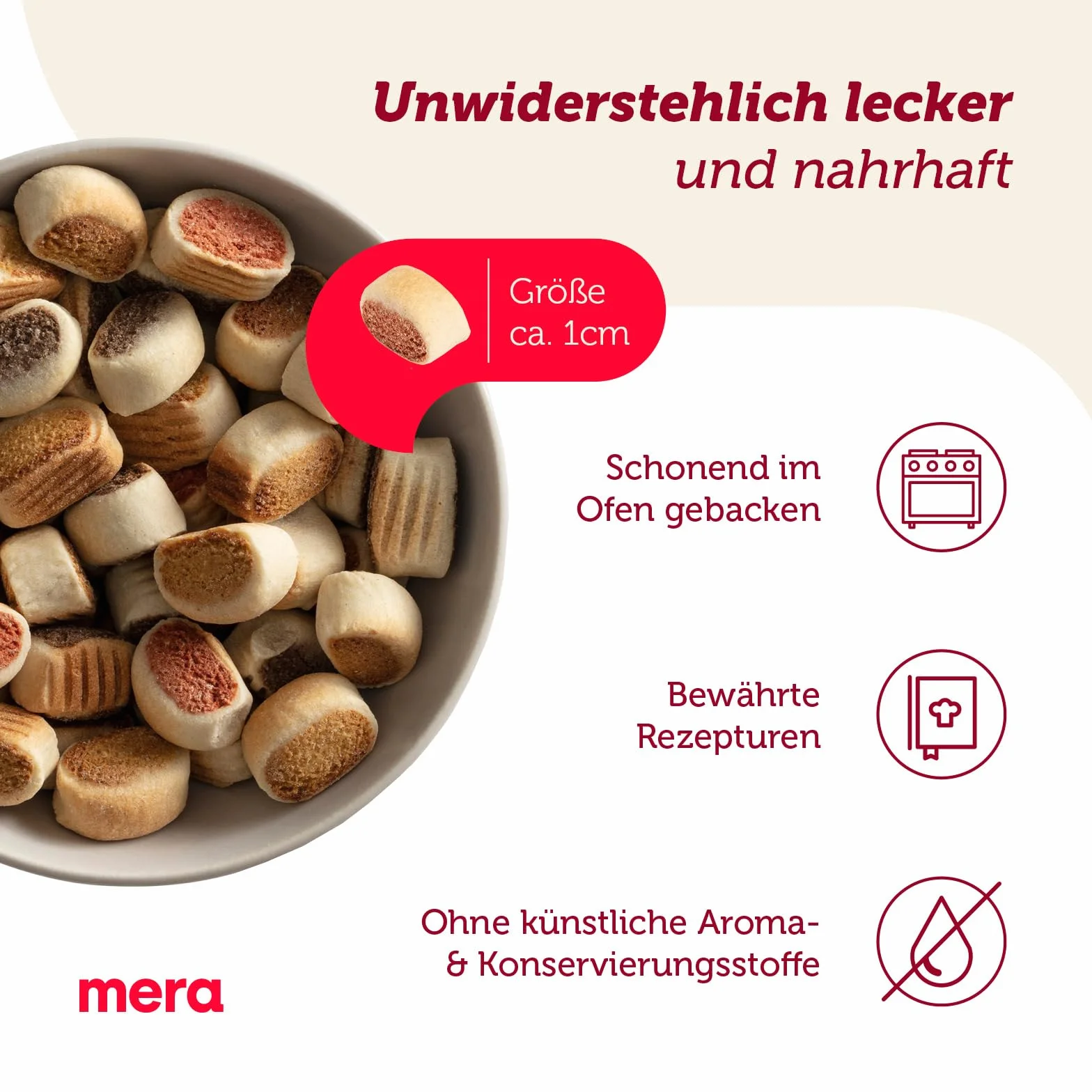 Mera Bakery Przysmaki dla Psa Mieszanka Przekąsek 1 kg