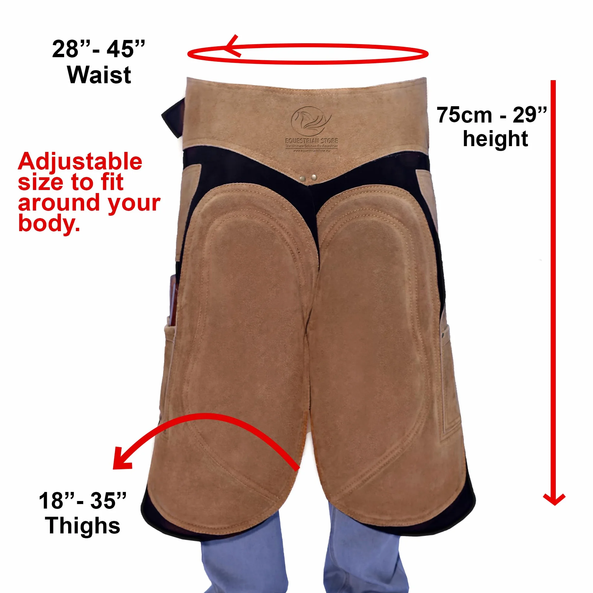 Blacksmith Apron Premium Full Grain Leather Genuine Suede 59 cm 65 cm 70 cm 75 cm