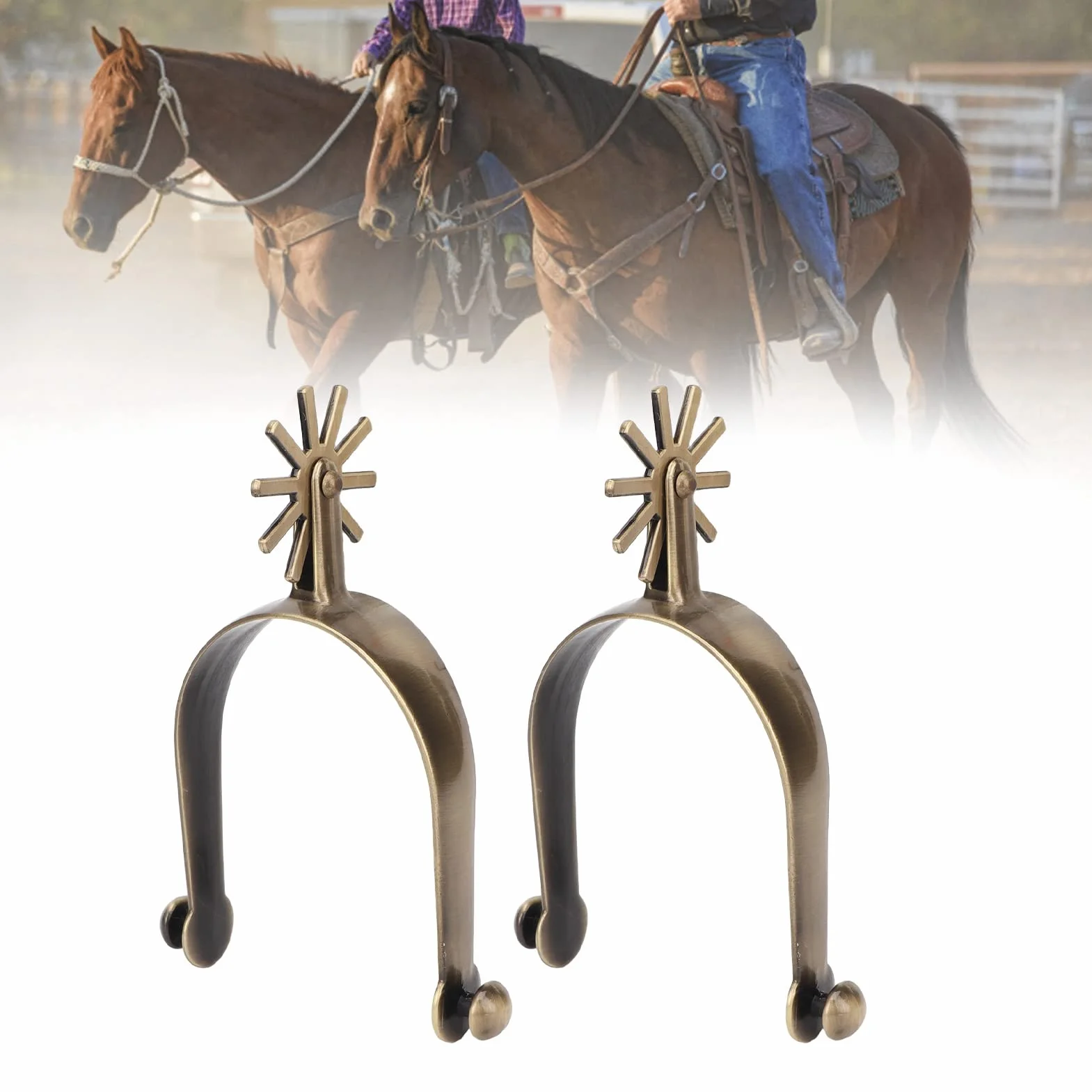 Cowboy Spurs Vintage Western Spurs Antyczne Kowbojskie Ostrogi dla Koni