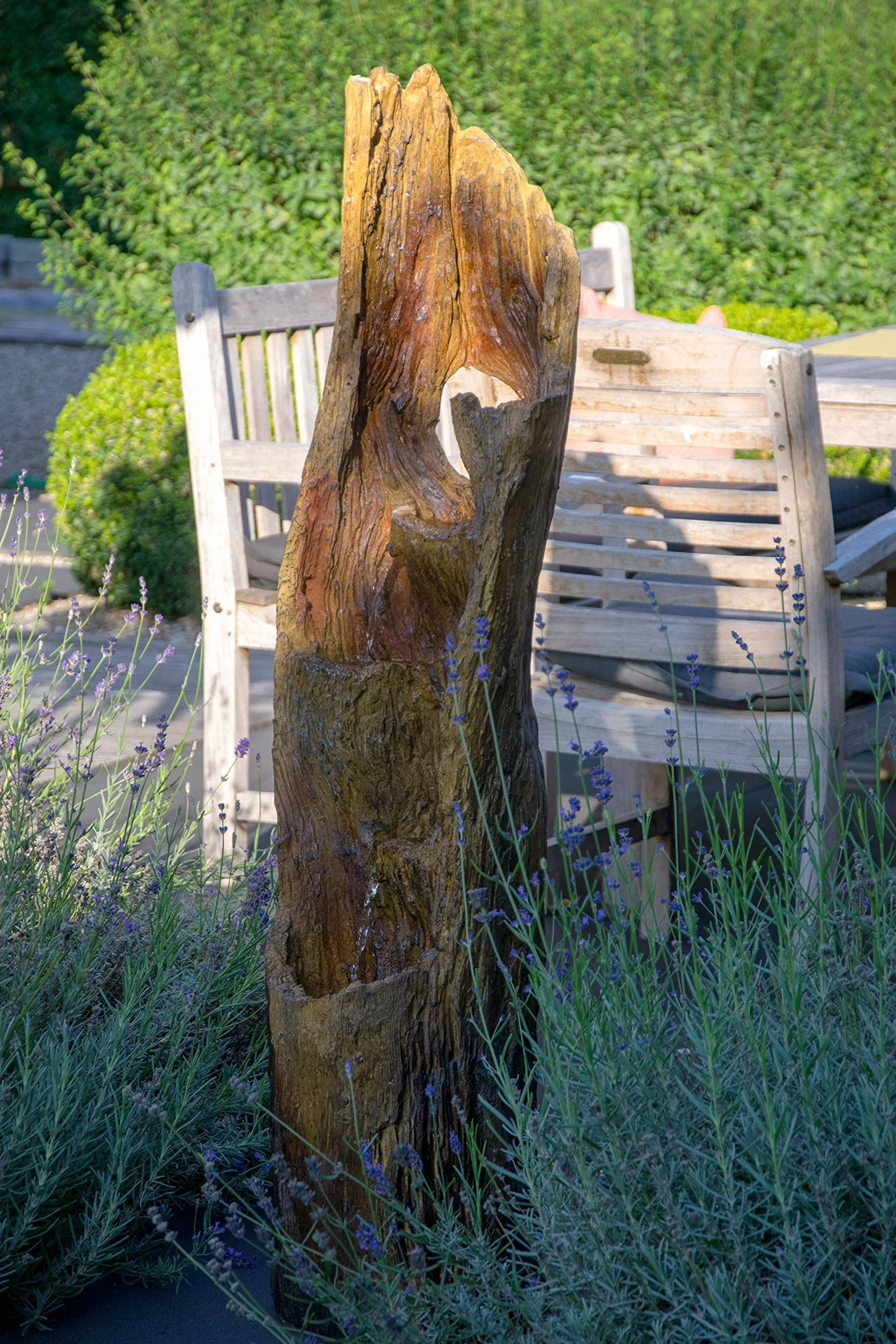 Dobar Albe Fontanna Ogrodowa, Brązowy, 34 x 30 x 124.5 cm