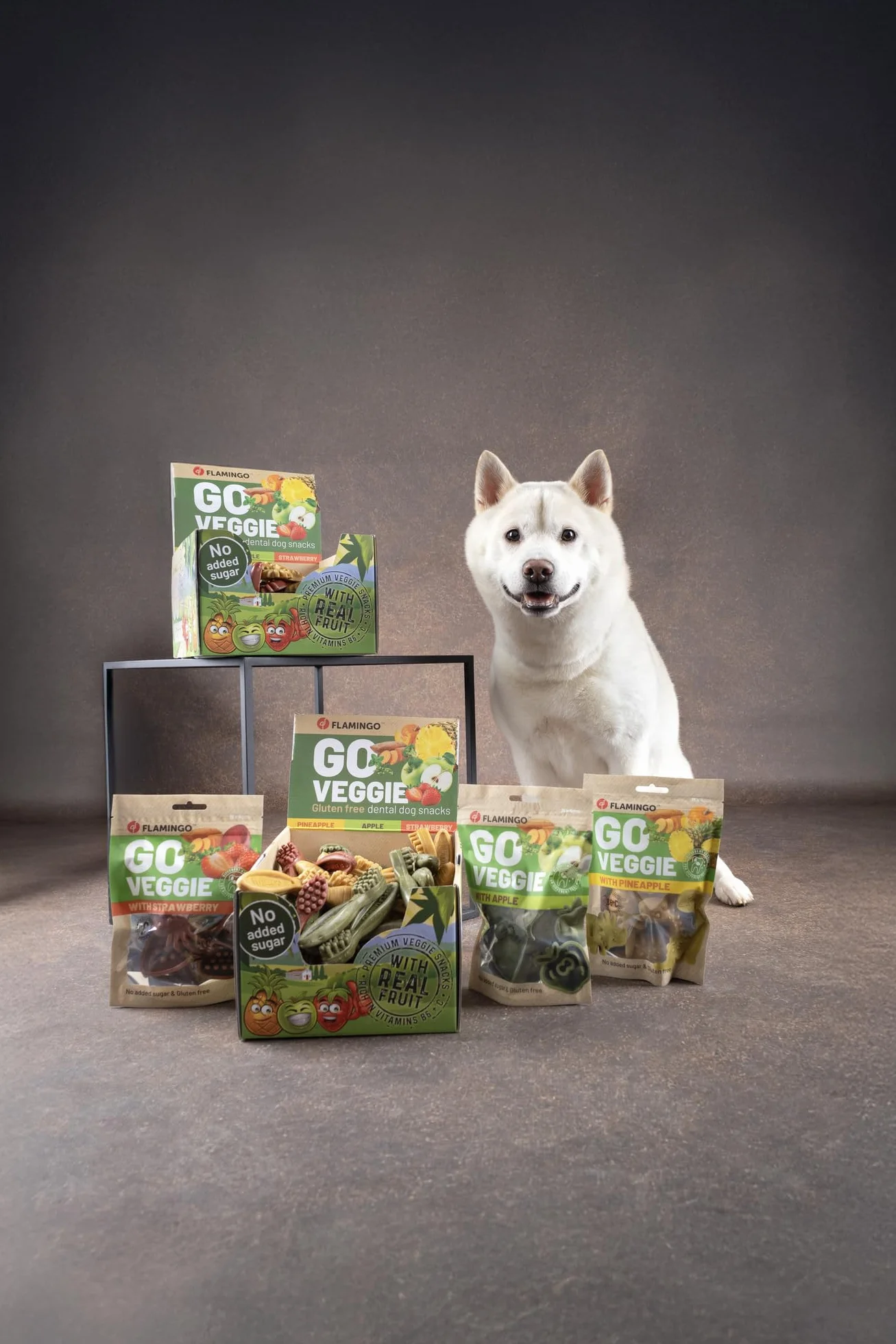 VEGGIE DINO Z truskawką S 8ST 120GR