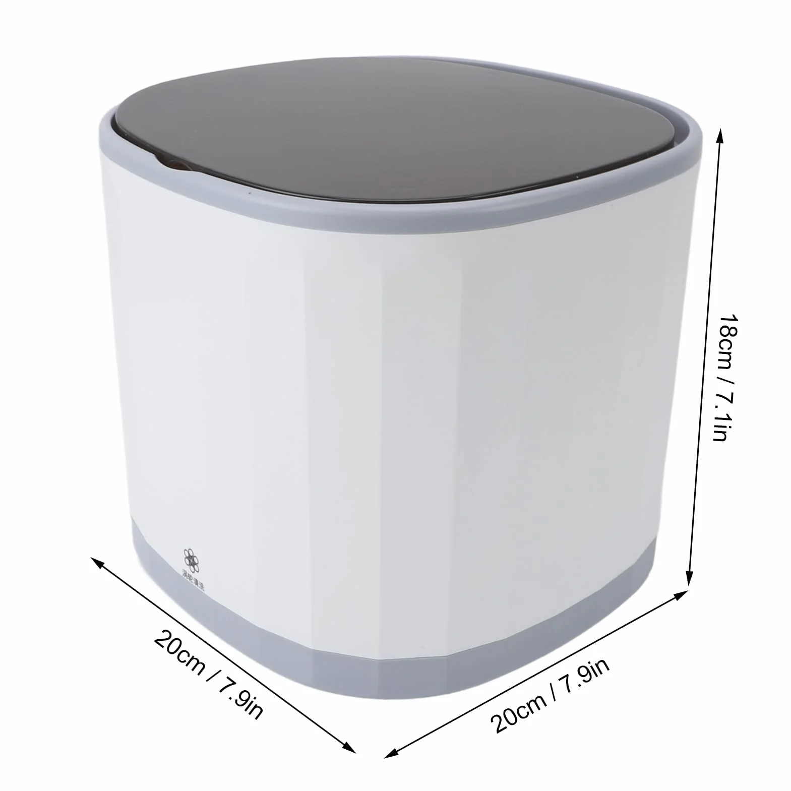 Przenośna mini zmywarka 4 l, ładowana przez USB, wysoka wydajność, ze szczegółowym designem do domu, biura, gabinetu