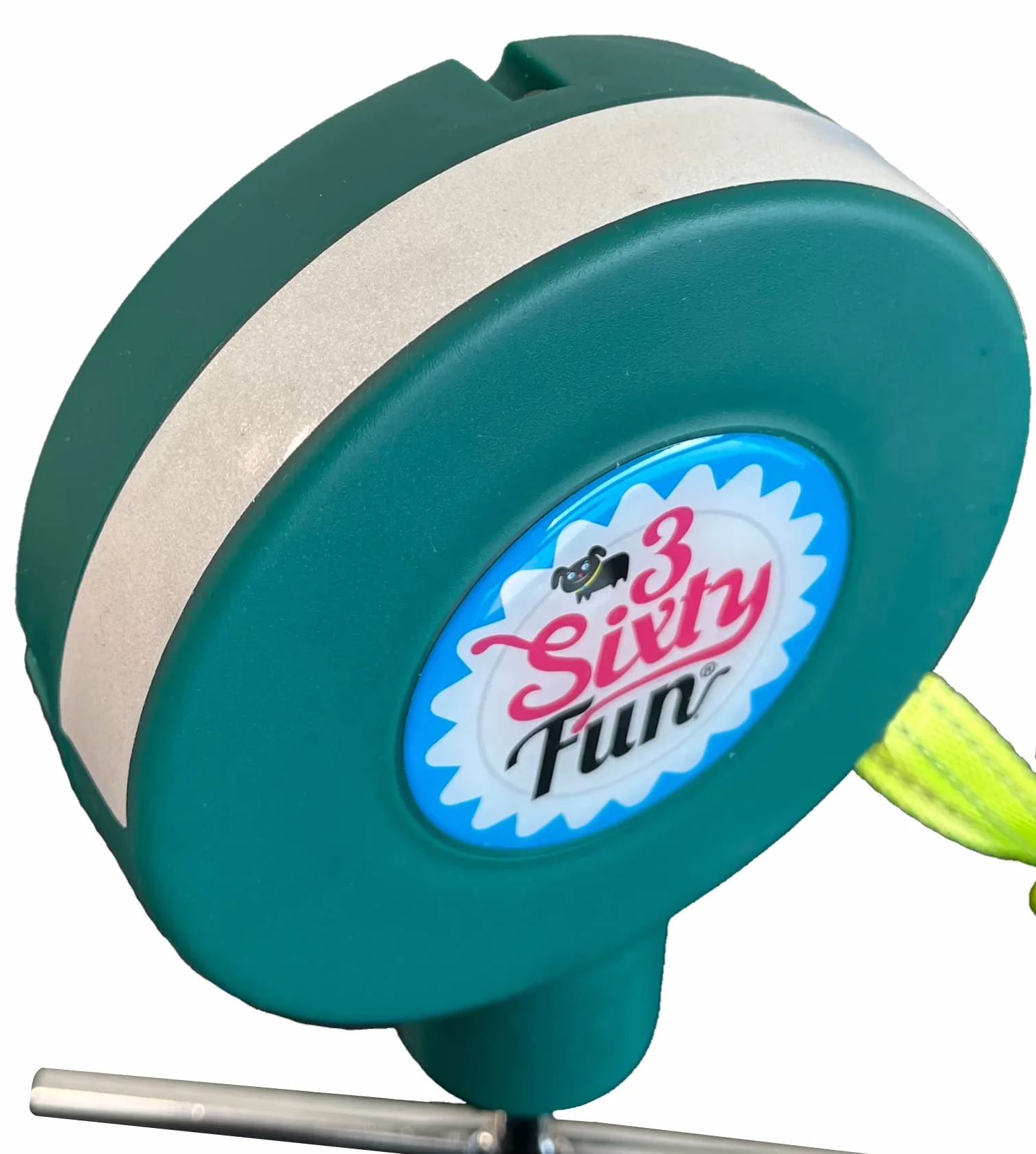 Nieplącząca się obrotowa smycz dla psa Sport 3SixtyFun zielona 5 m