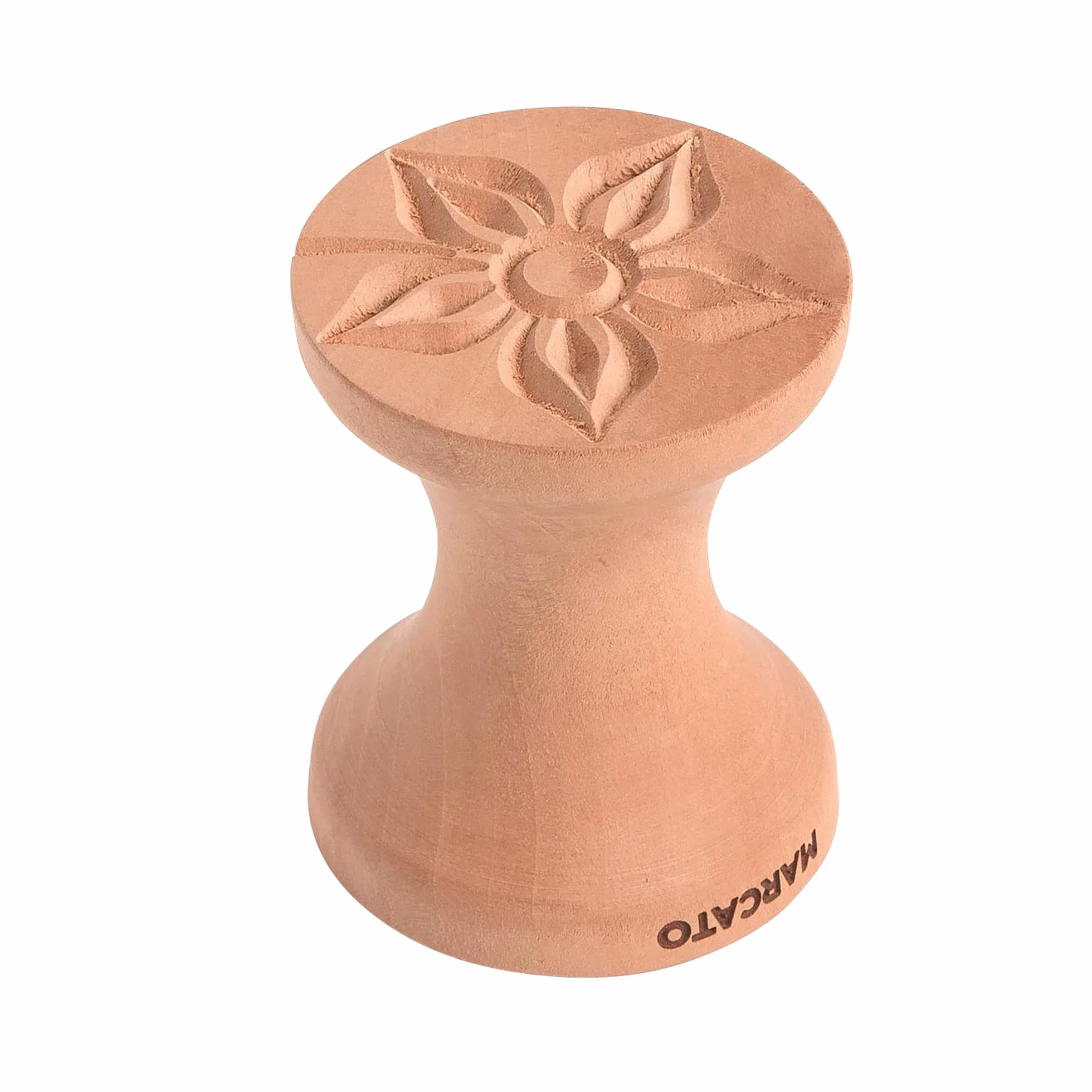 Marcato Corzetti Dual Stamp, wyprodukowano we Włoszech, kwiat i podwójna gwiazda, 5,7 cm, gruszka