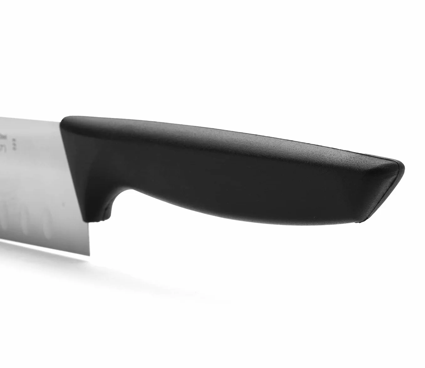Arcos Seria 135500 Niza-santoku nóż nóż nóż nóż stal nierdzewna 180 mm (7,09 cala) - uchwyt polipropylenowy kolor czarny, 18/8