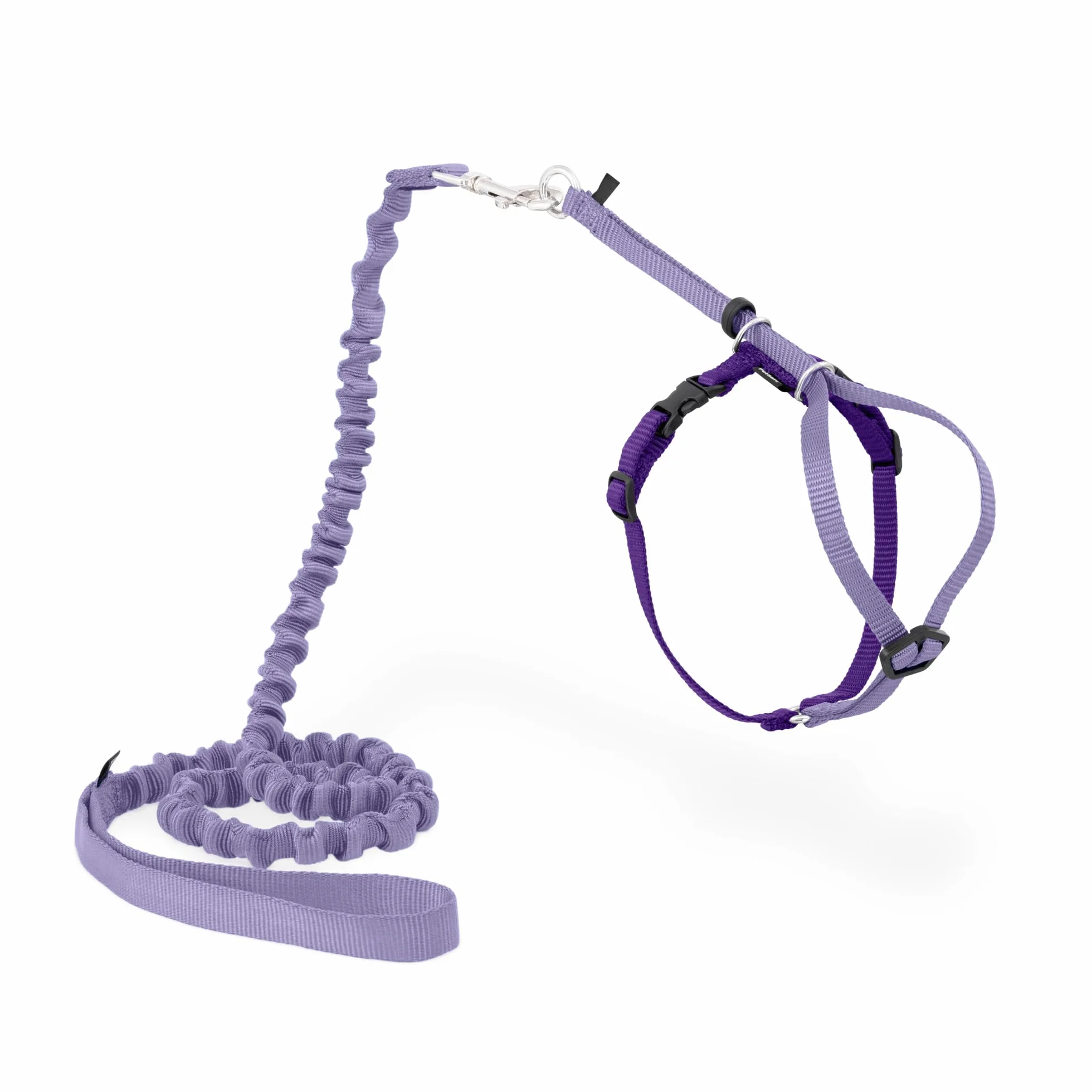 PetSafe Come With Me Kitty uprząż i smycz dla kota Bungee, rozmiar M, liliowy