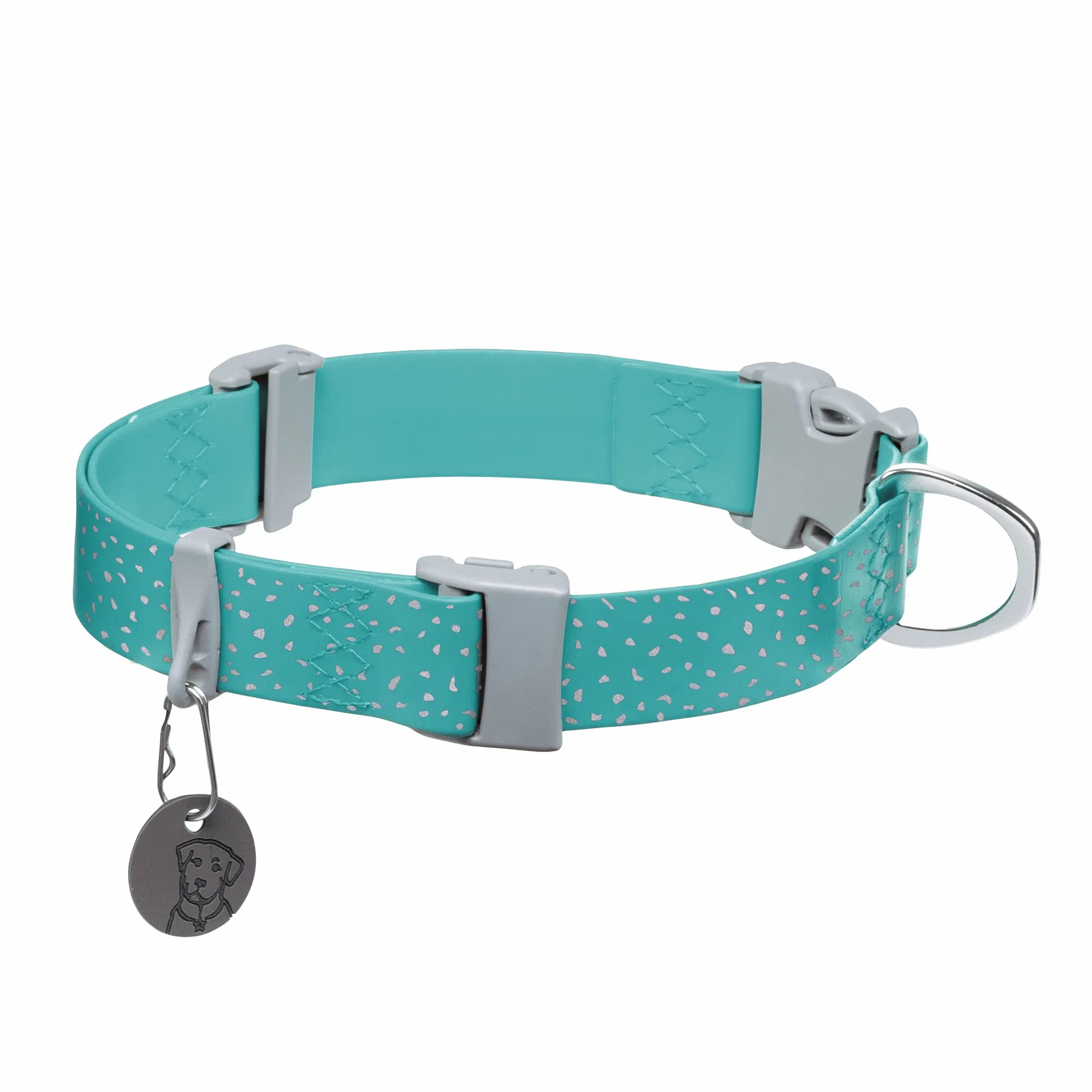 RUFFWEAR Kołnierzyk Confluence 50 cm - 66 cm, Aurora Turkusowy