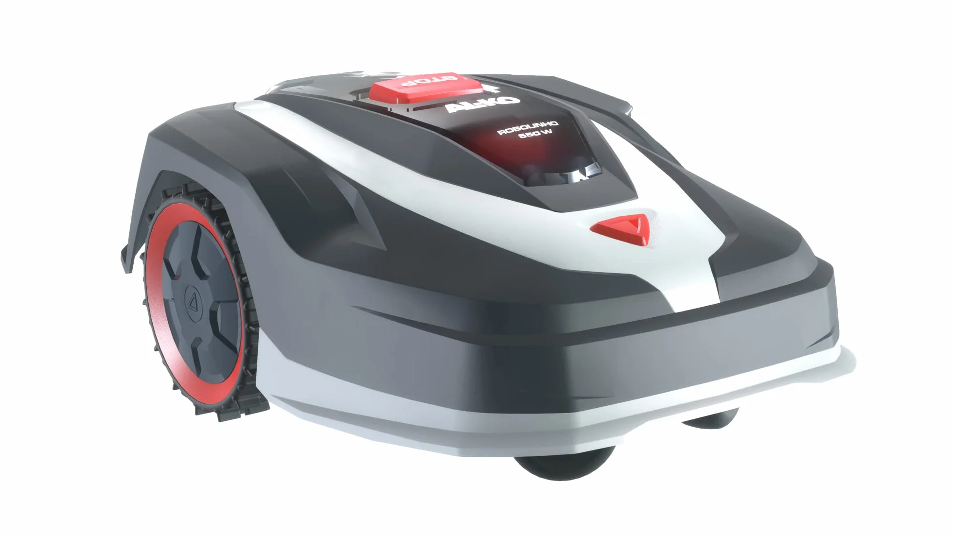 AL-KO Robolinho® robot koszący Robolinho® 550 W, szerokość cięcia 20 cm, akumulator litowo-jonowy 20 V/2,5 Ah, do powierzchni do 550 m², maks. zdolność pokonywania wzniesień 45%, bardzo cicha praca 60