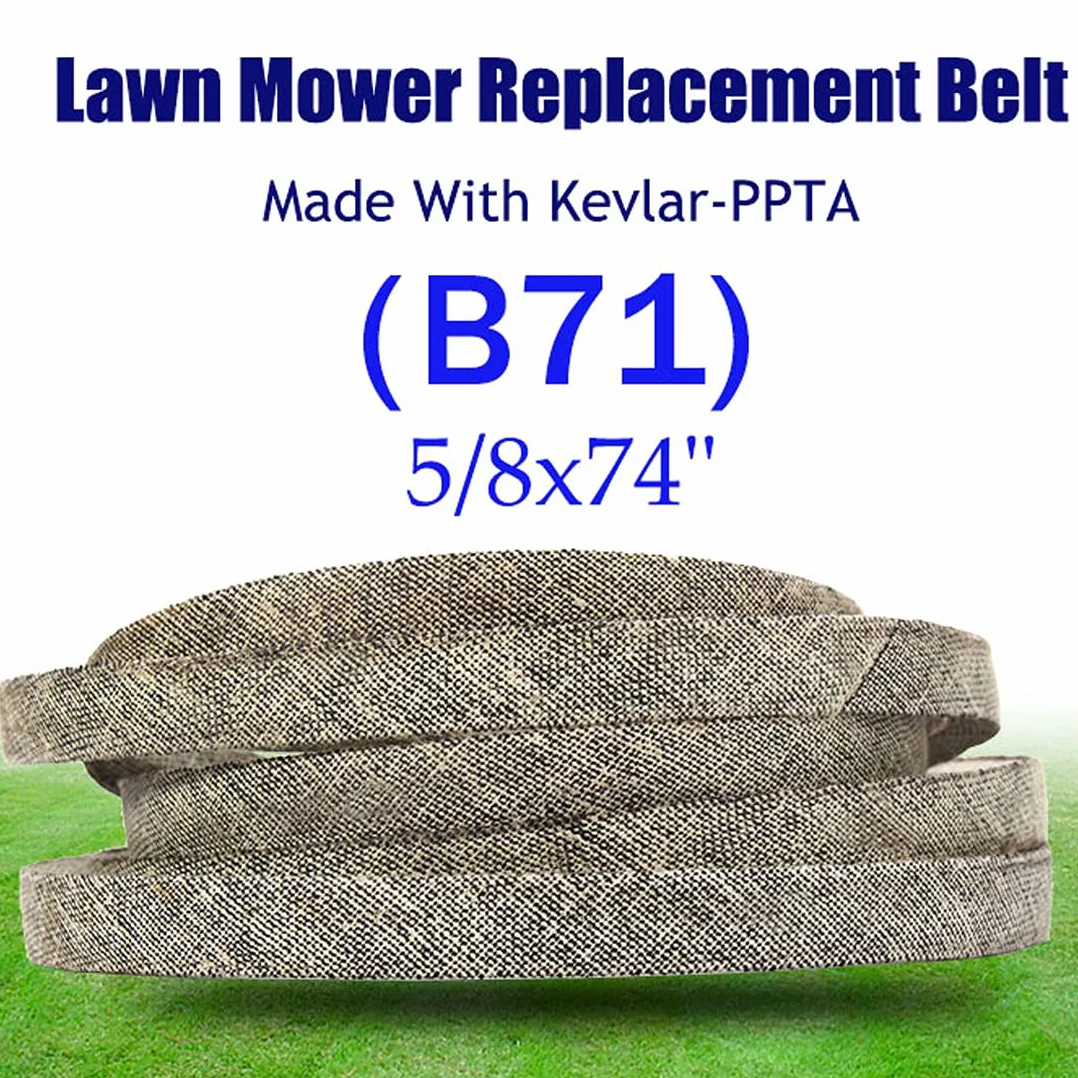 5/8" x 74" pas do cięcia kosiarki do trawy wykonany z kevlaru kompatybilny z MTD 754-0371 754-0371A 954-0371A 954-0271A 954-0371A