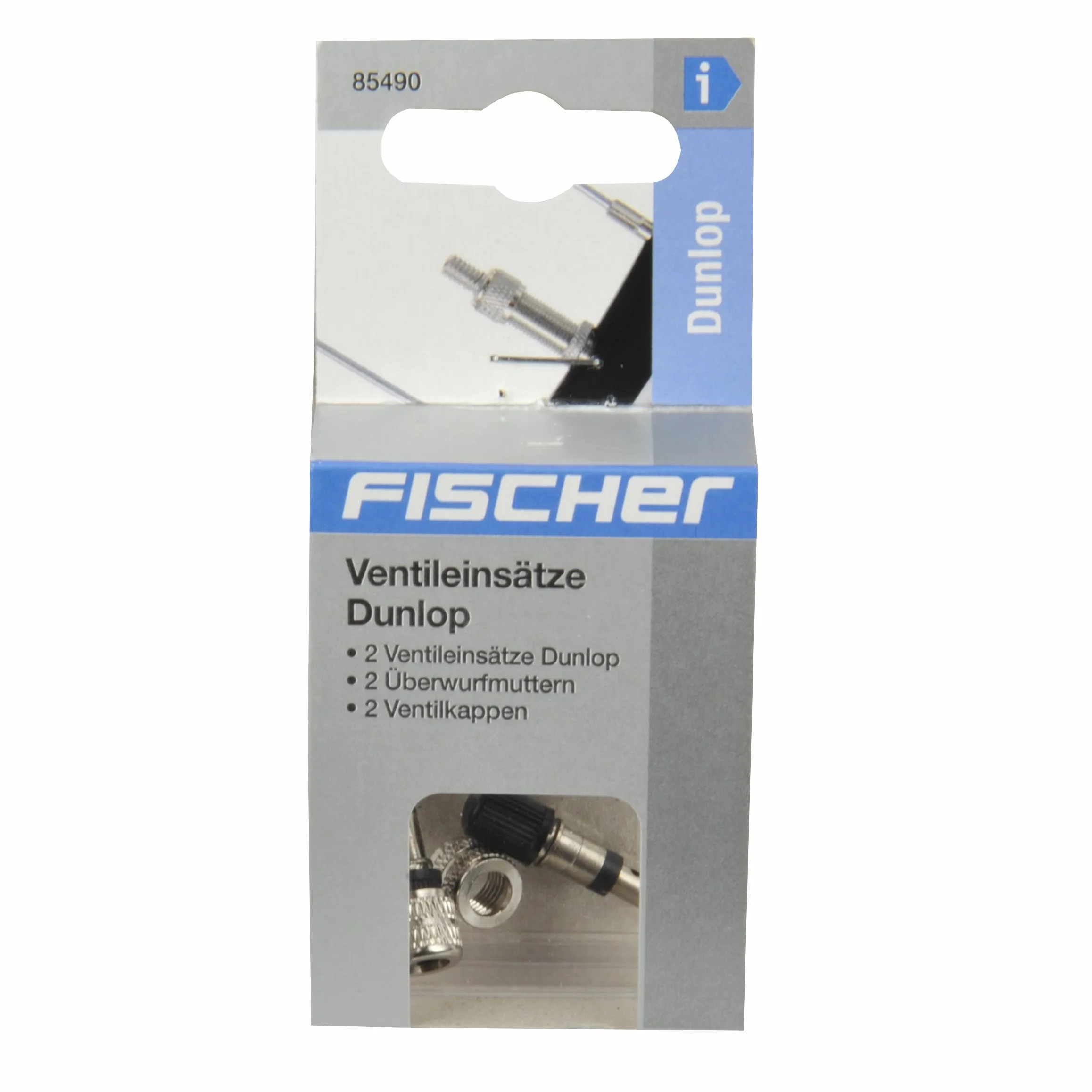 Fischer Dunlop Zestaw Zaworów, Szary, 4 Elementy