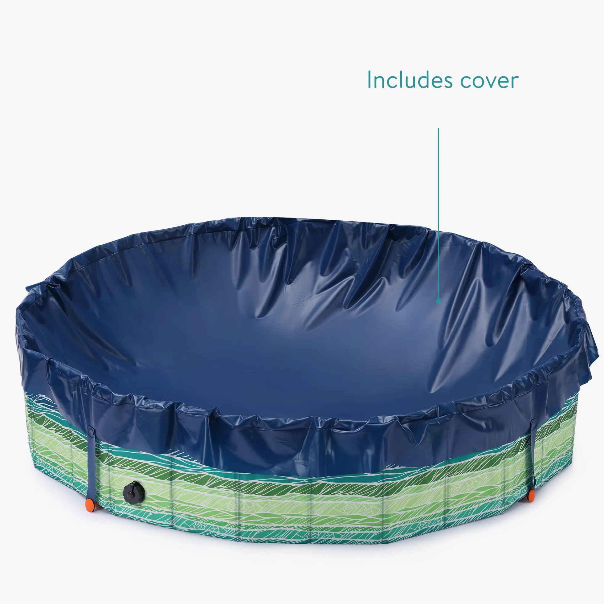 Navaris Składany Basen Dla Psów Ø 160 x 30 cm Brodzik z PVC