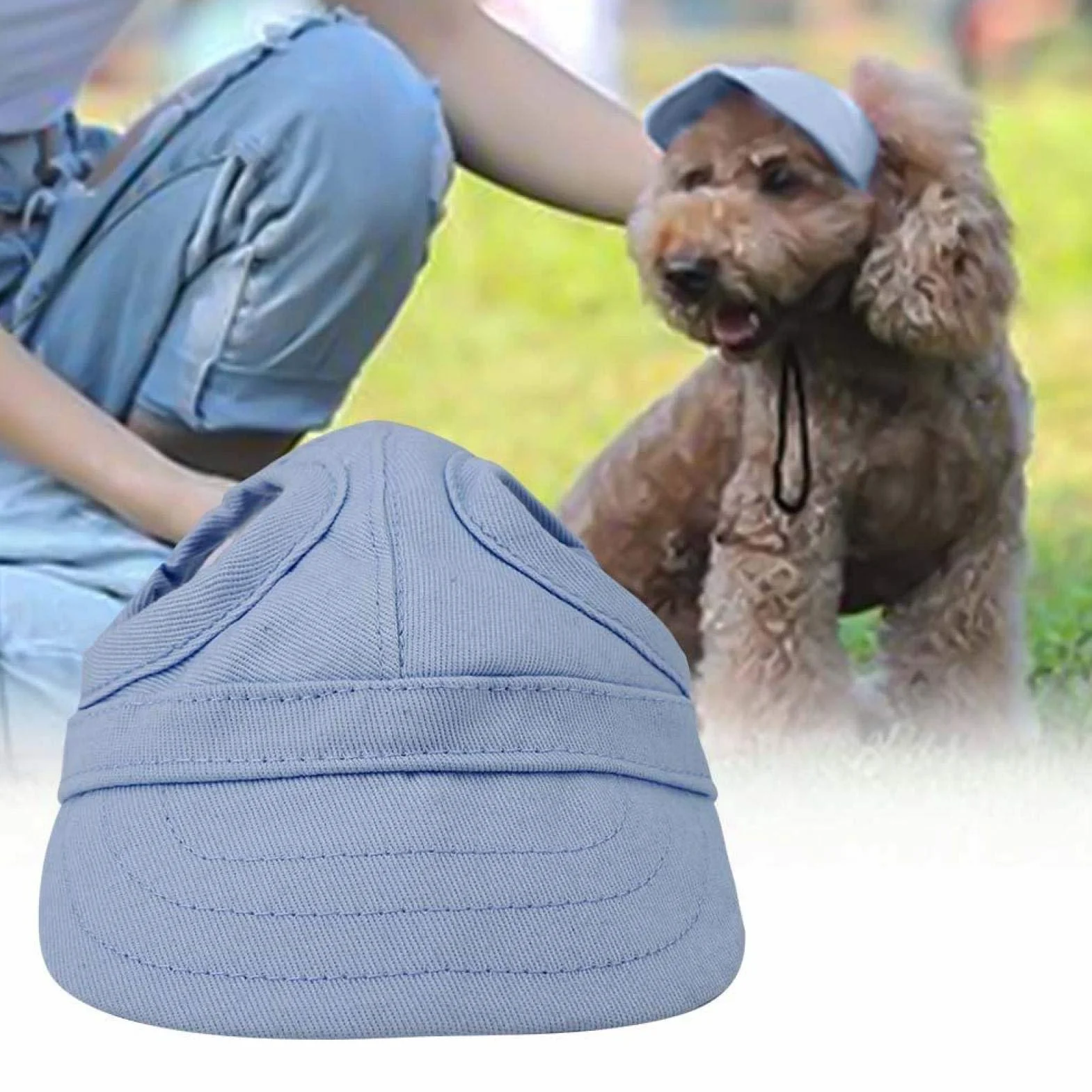 Kapelusz dla psa Sunbonnet Pet Cap Blue M