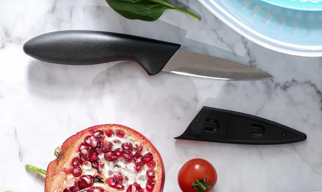 Chef Aid Nóż użytkowy z osłoną, czarny