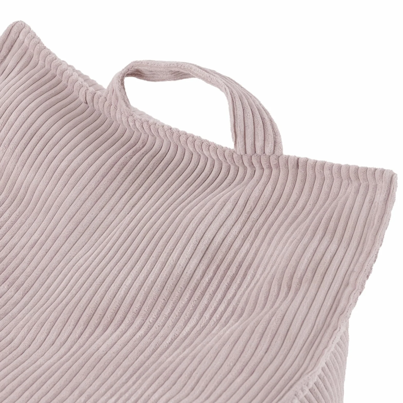 MISIOO Worek siedzisko dla dzieci w wieku od 1 roku życia, stabilny i miękki, materiał Corduroy, 77 x 67 x 50 cm, fotel z uchwytem do noszenia, pokrowiec można prać ręcznie w temperaturze do 30°C