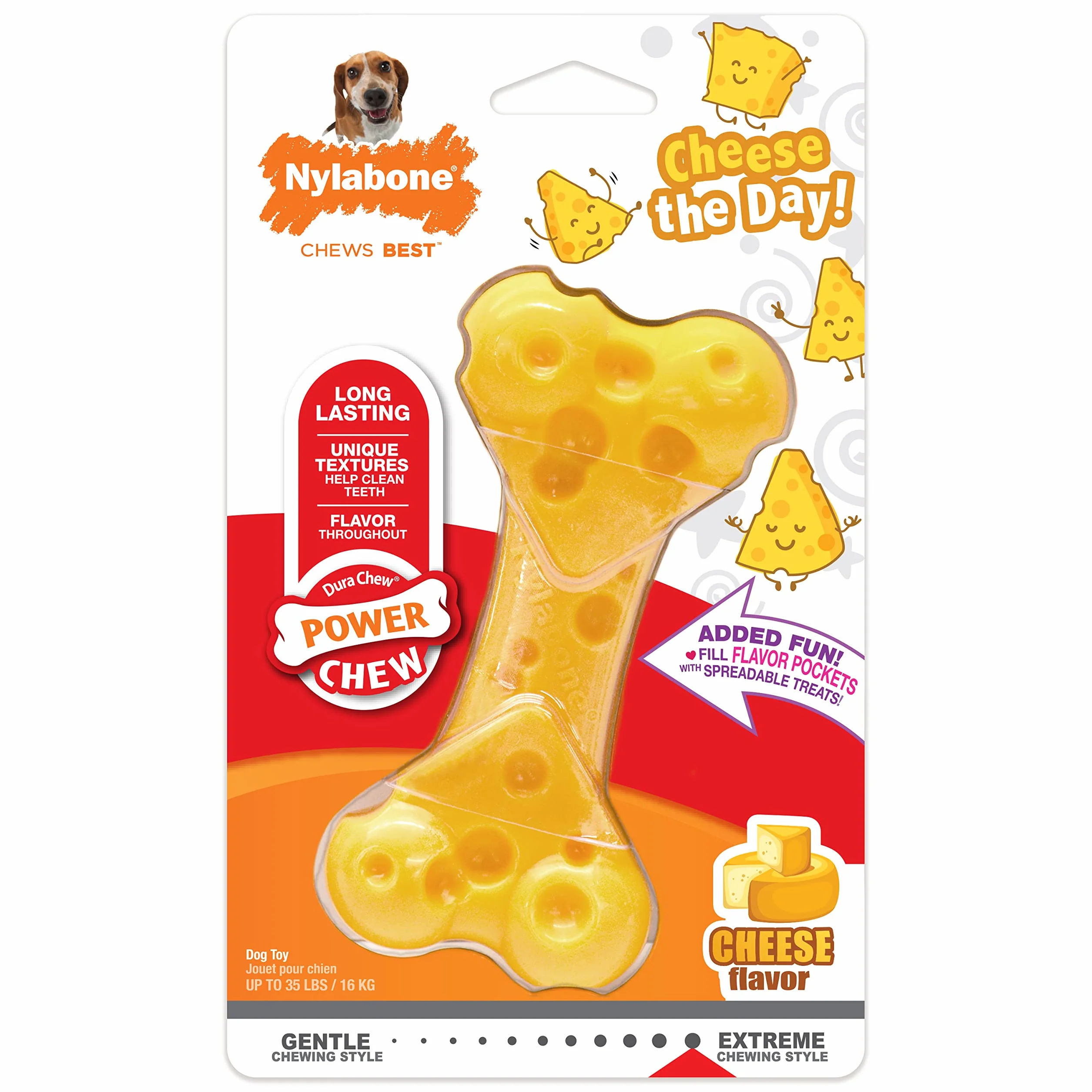 Nylabone Zabawka, Żółty, M