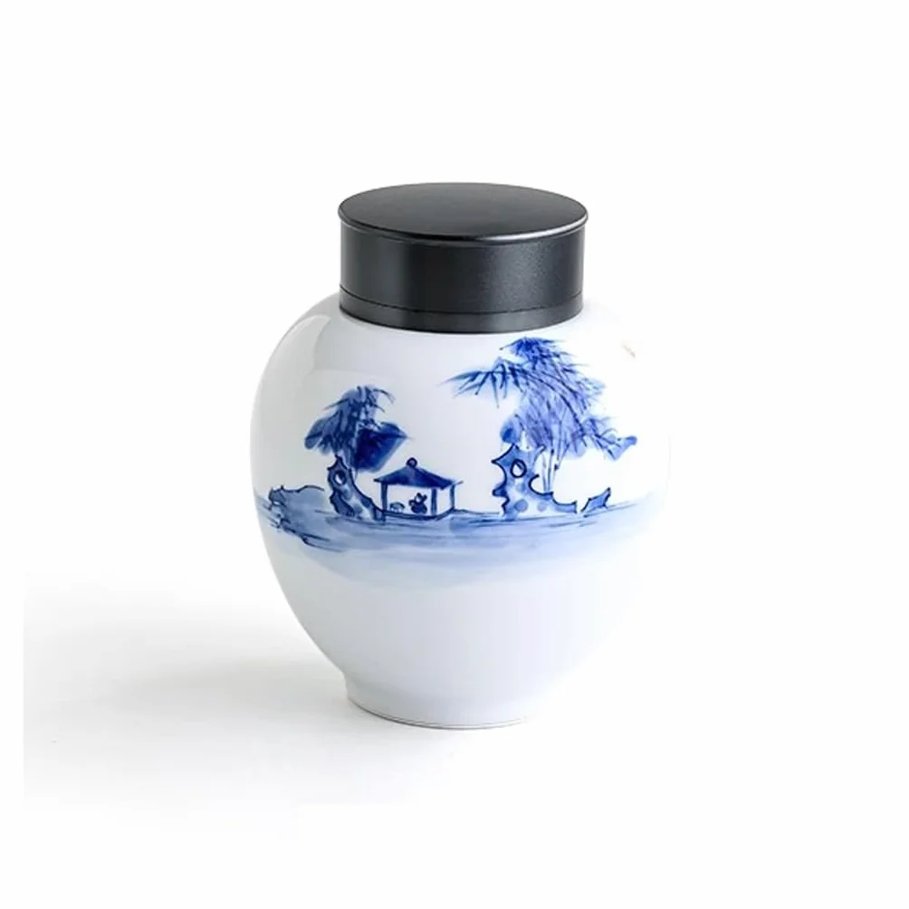 TEESONG Słoiki na herbatę kreatywne ceramiczne puszki na herbatę, domowe pu'er czarna herbata, magazyn zielonej herbaty puszki na herbatę, zamknięte puszki pojemniki do przechowywania herbaty z