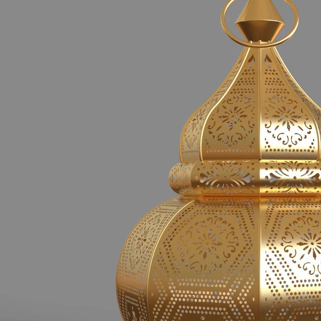 Orientalna latarnia z metalu, maha złota, 28 cm, orientalny marokański lampion ogrodowy, marokański metalowy lampion do użytku na zewnątrz jako latarnia ogrodowa lub wewnątrz jako latarnia stołowa