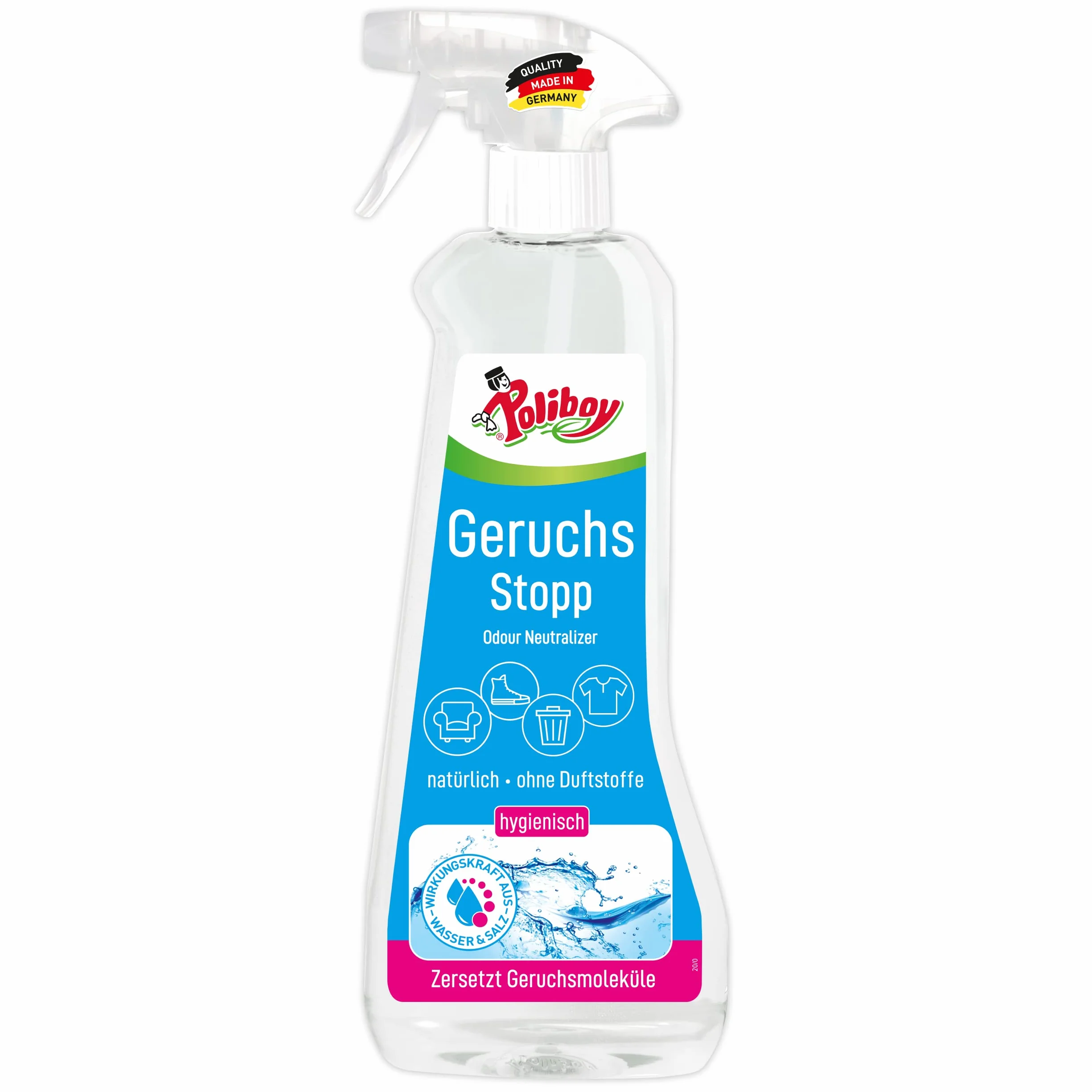 Poliboy - Poliboy Stop Perfumy AKTIV Geruchs Stopp, Spray 500 ML