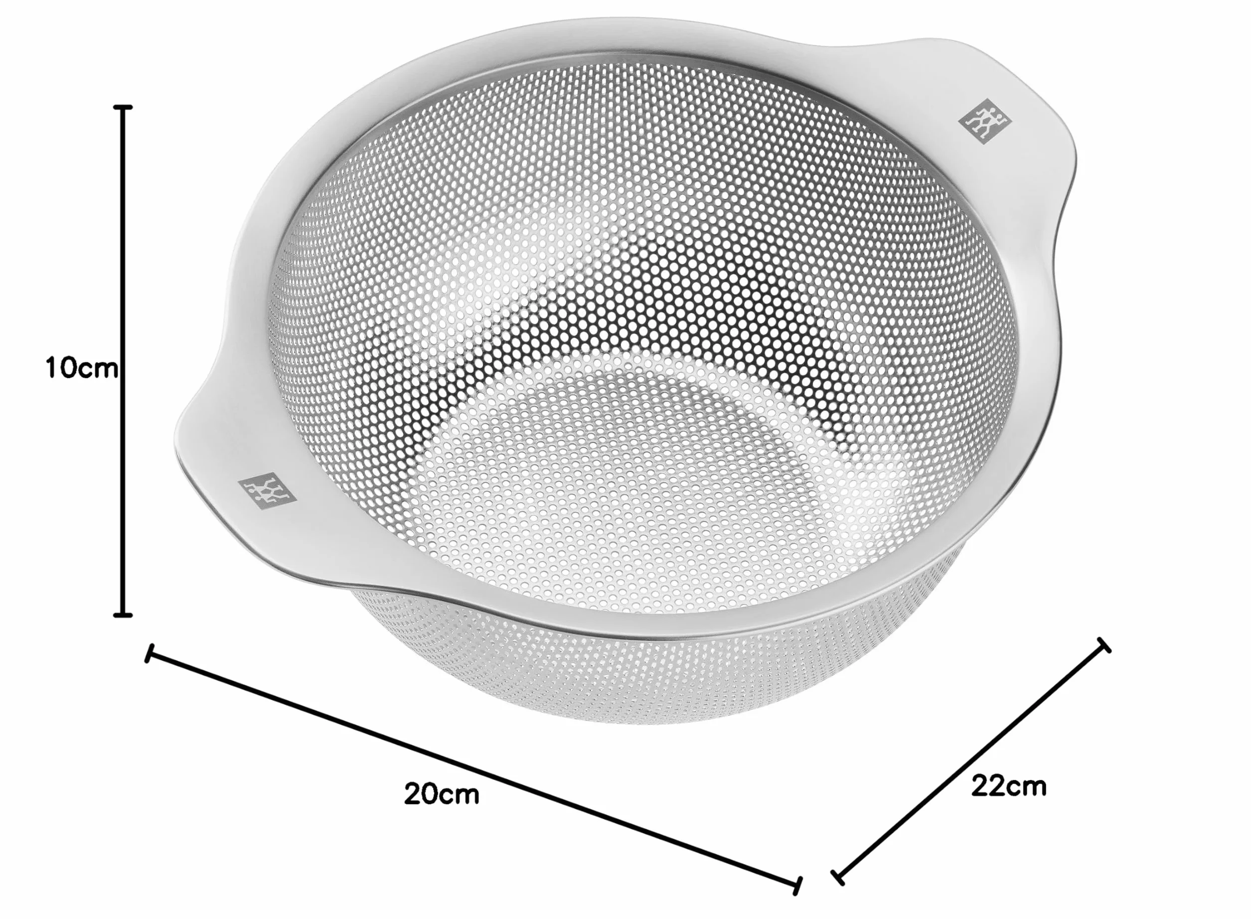 Zwilling 39643-020-0 Sieb, Edelstahl, 20 cm, 27 x 22.7 x 10 cm
