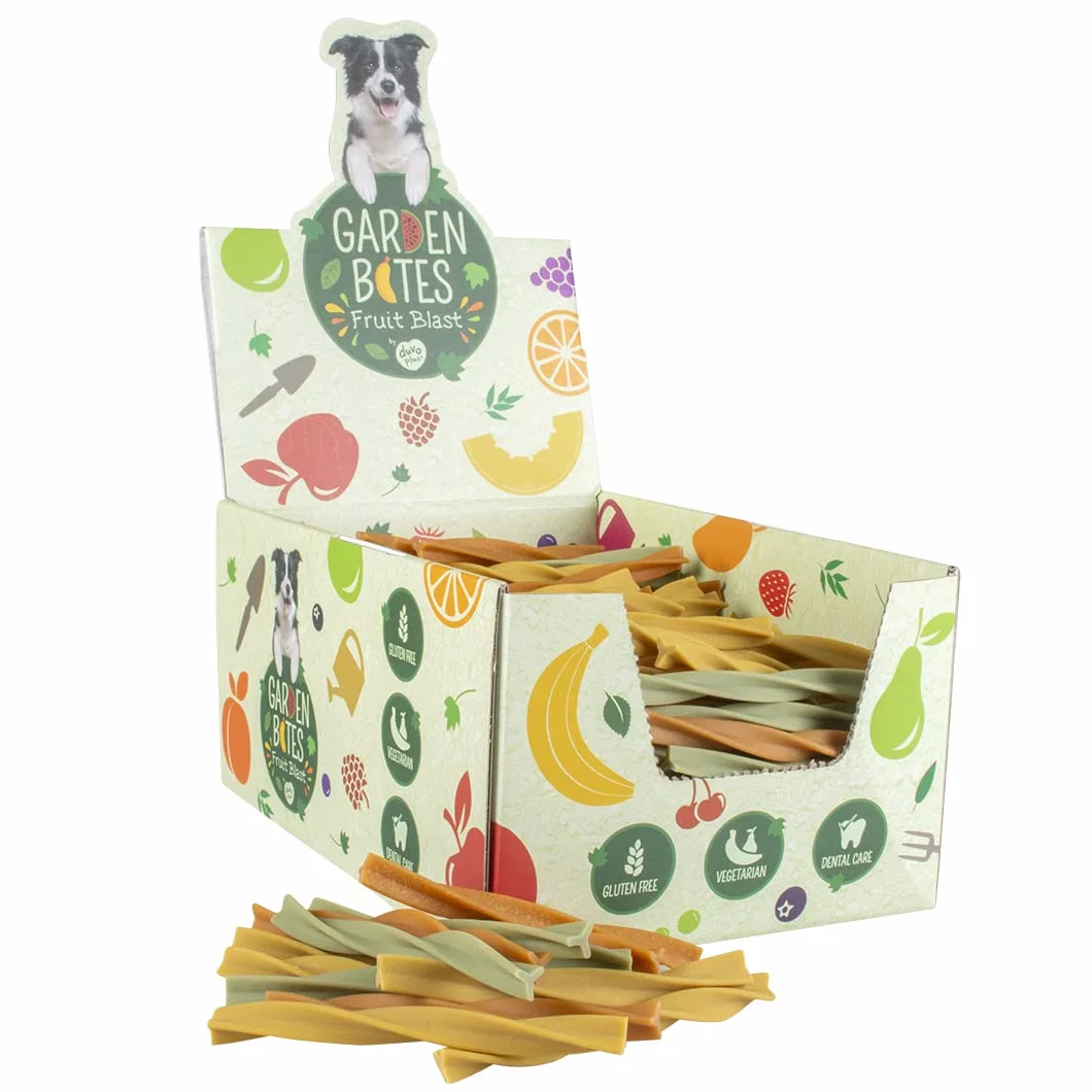 DUVO GARDEN BITES FRUITY DENTAL SWIRLS 13 cm 234 g 30 UNI