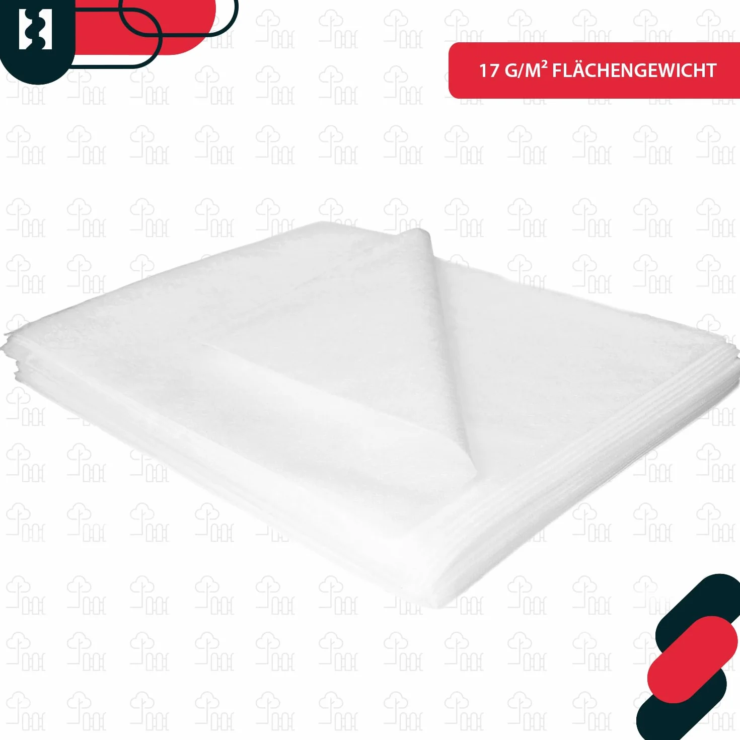 KOTARBAU® Agrowłóknina biała 1,1x5m 17g/m², mrozoodporna, do ochrony roślin przed przymrozkami