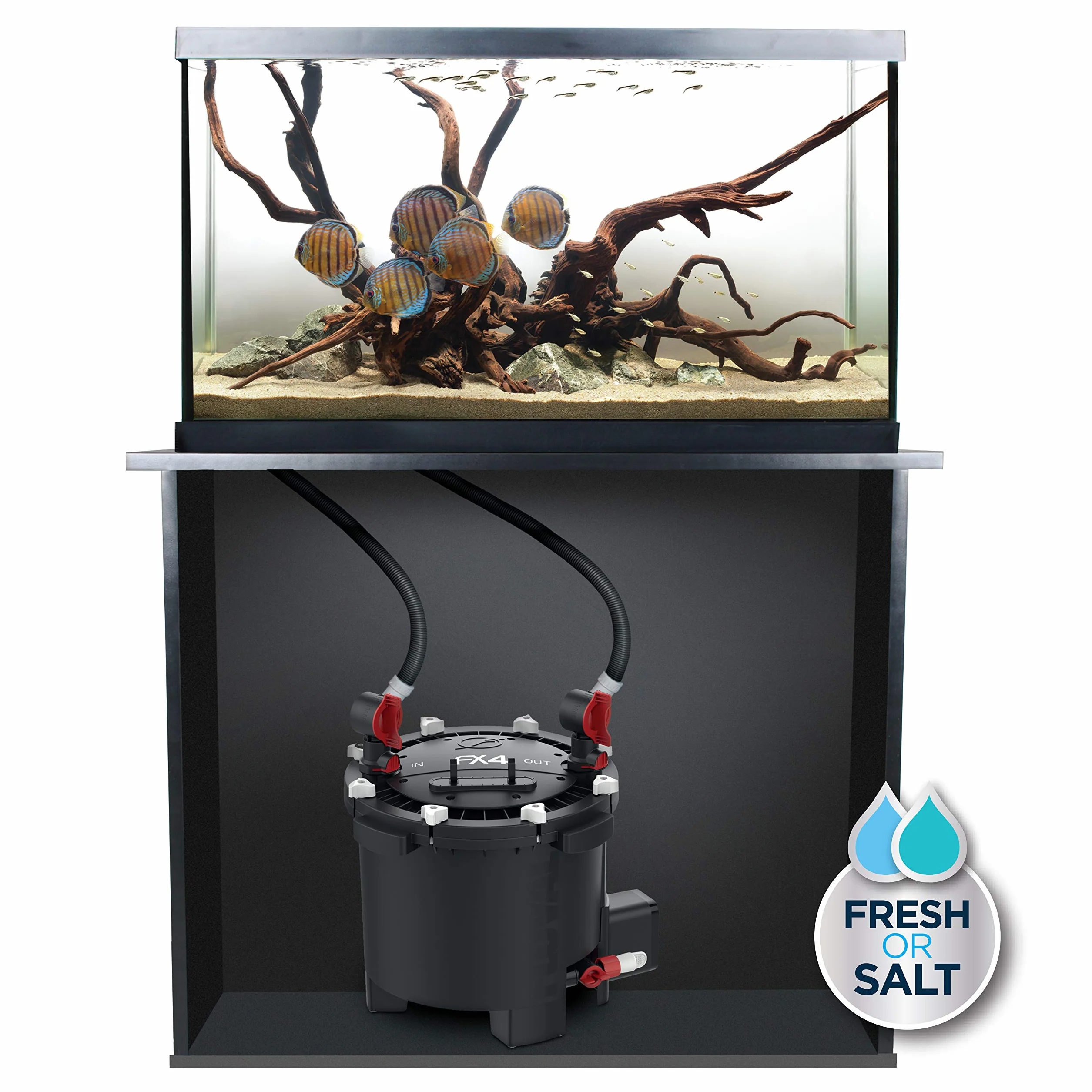 Fluval A214 Filtr Zewnętrzny do Wody, do 1000 L, Czarny