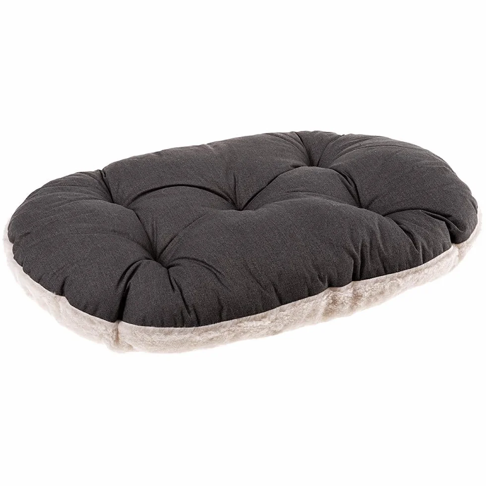 Ferplast Poduszka dla Psa Relax Mata 85 x 55 cm Brązowa Bawełna