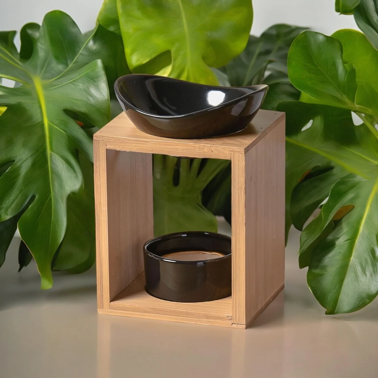 Zen'Arôme - Naturéa Kalos Palnik Perfumy - Palnik olejków eterycznych, zapach topnienia, kwadrat wosku zapachowego - Miękkie ciepło - Aromaterapia - Przedmiot dekoracyjny i terapeutyczny