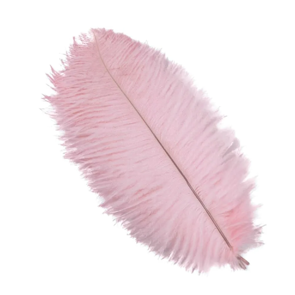 10 sztuk 30-35 cm naturalne strusie pióra, bukiet do majsterkowania, DIY, łapacz snów, akcesoria, dekoracja domu, na wesele, imprezę, święta, ubrania, dekoracja, kolor jasnoróżowy