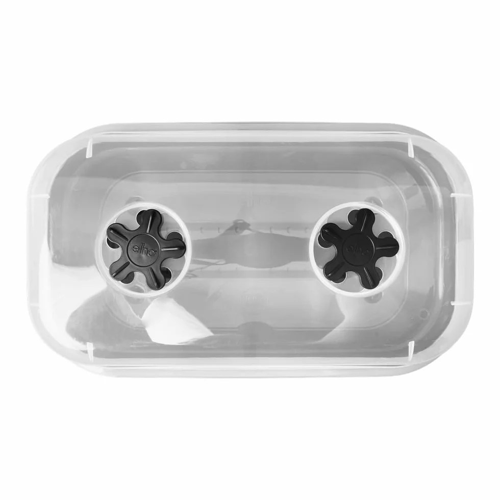 elho Green Basics Allin1 32 miska do uprawy roślin - zestaw do uprawy - 100% plastik z recyklingu - Ø 32,0 x wys. 13,2 cm - czarna/Living Black