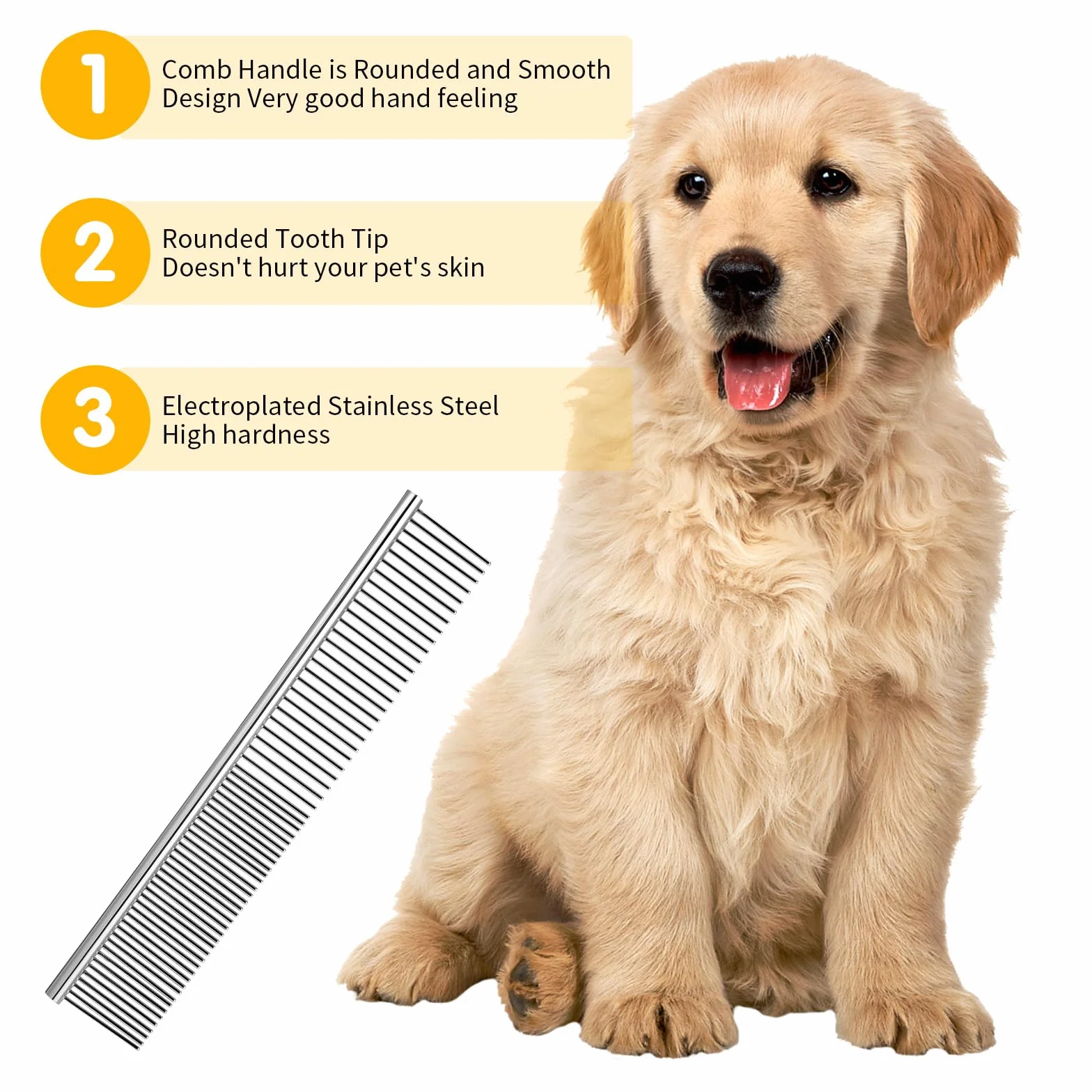 Obcinacz do paznokci kotów ze stali nierdzewnej nożyce do pazurów bezpieczeństwa z grzebieniem