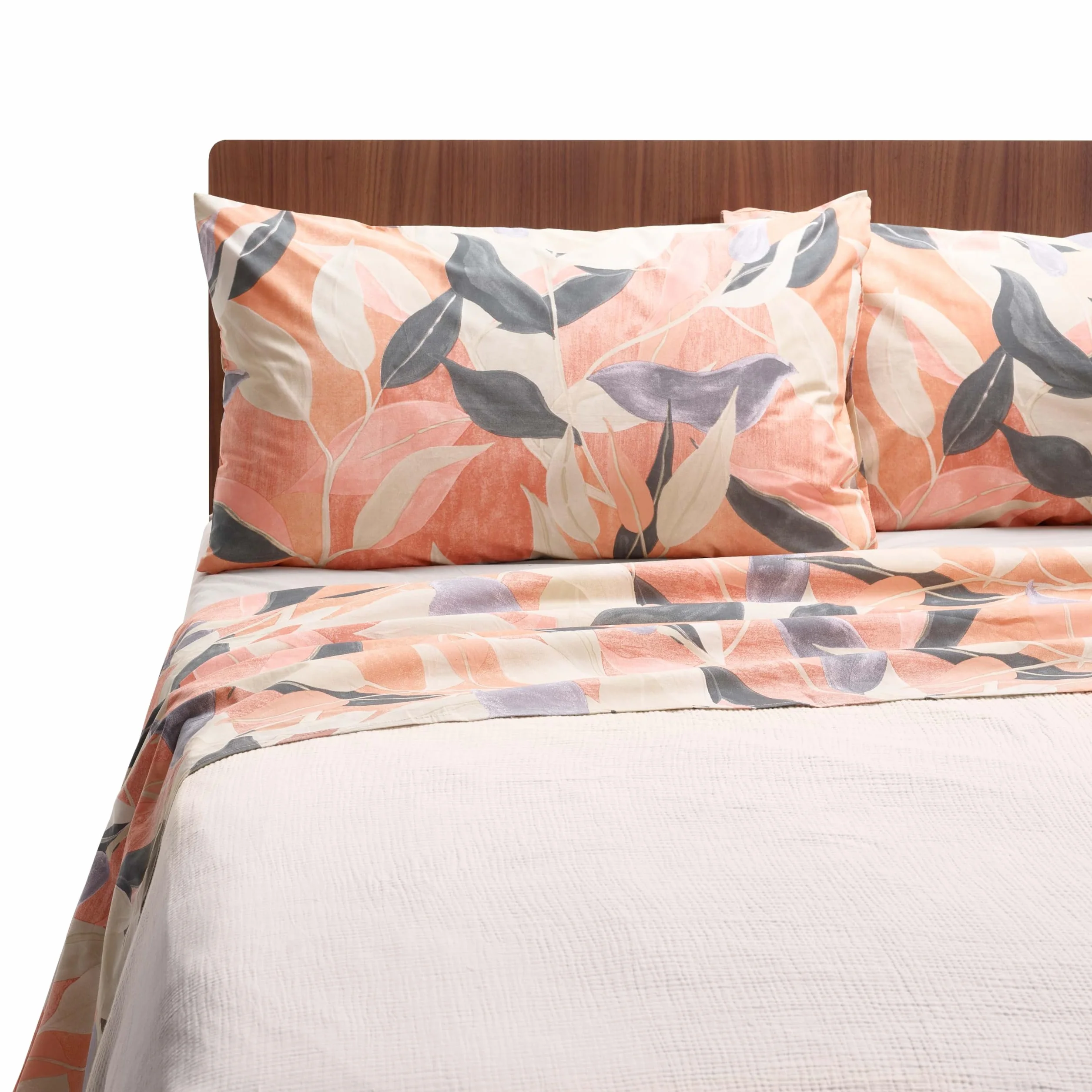 GUZZINI Classic - komplet pościeli bawełnianej perkalowej z prześcieradłem na łóżko queen size 180 x 280 cm + 1 prześcieradło z gumką, pokrowiec na materac na łóżko podwójne 125 x 200 cm, materac 30