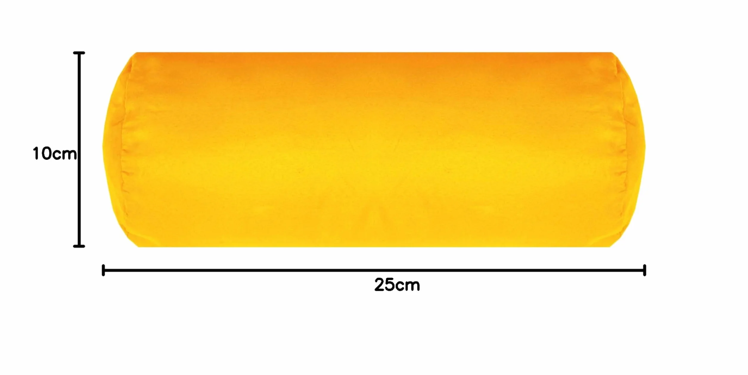 Bestlivings wałek pod kark 10 x 25 cm (szer. x dł.), poszewka w kolorze pomarańczowym, w wielu różnych kolorach