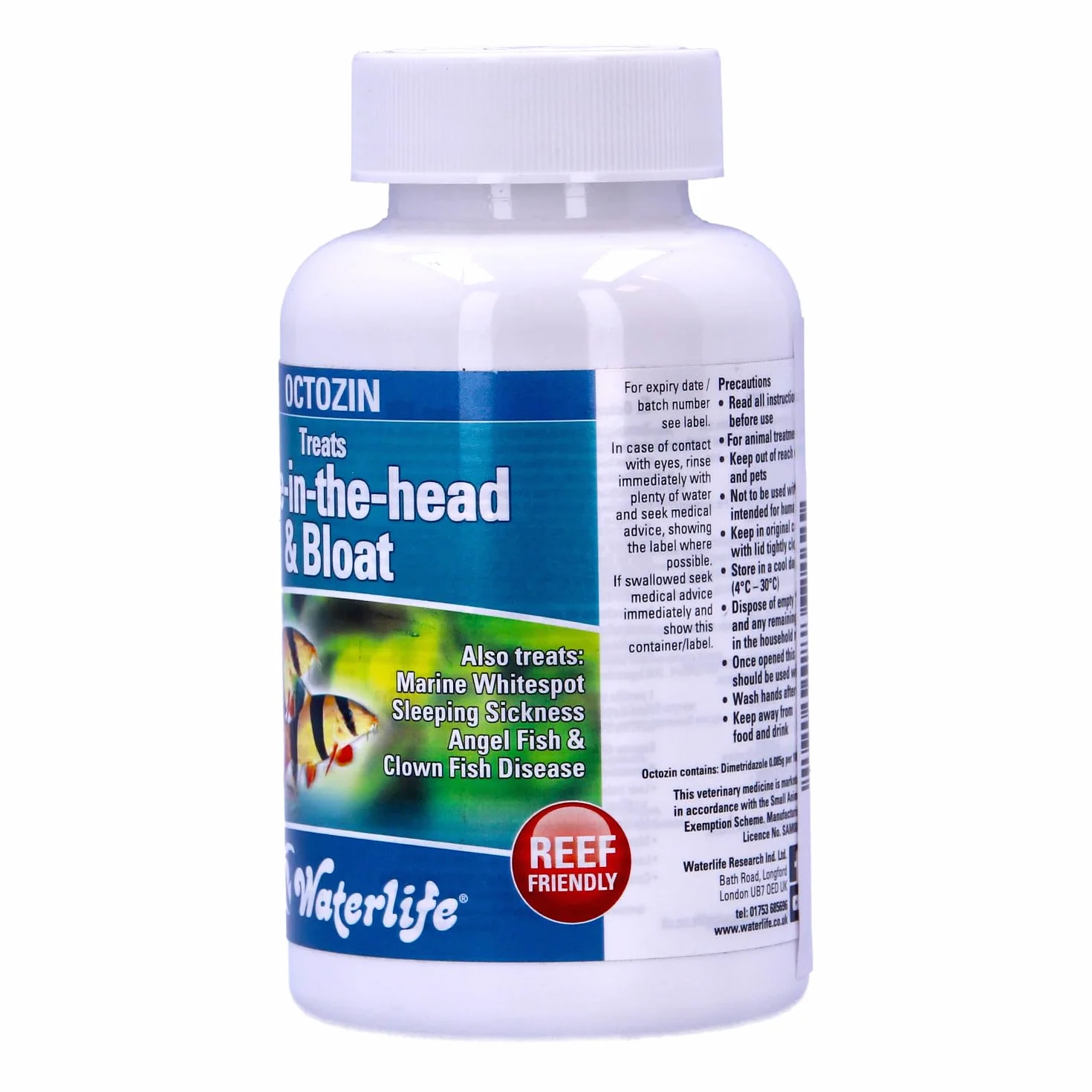 Waterlife Octozin 200 Tablets Dropsy Hole In The Head