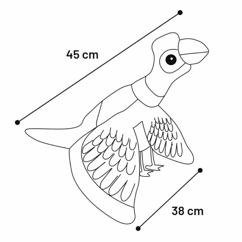 Flamingo JCHIEN Paloma Bażant Pluszowy 45CM