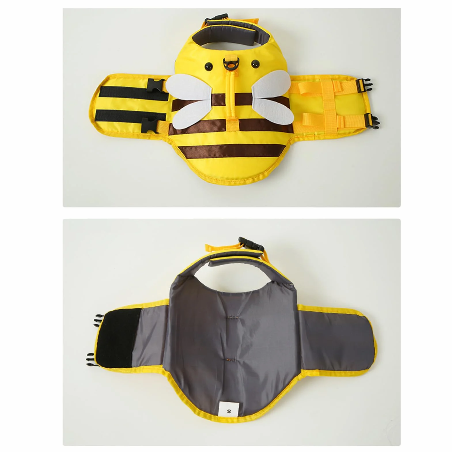 Dog Swimming Vest Ripstop Waterproof Life Jacket with Safety Handle Adjustable Oxford Pet Water Safety Training