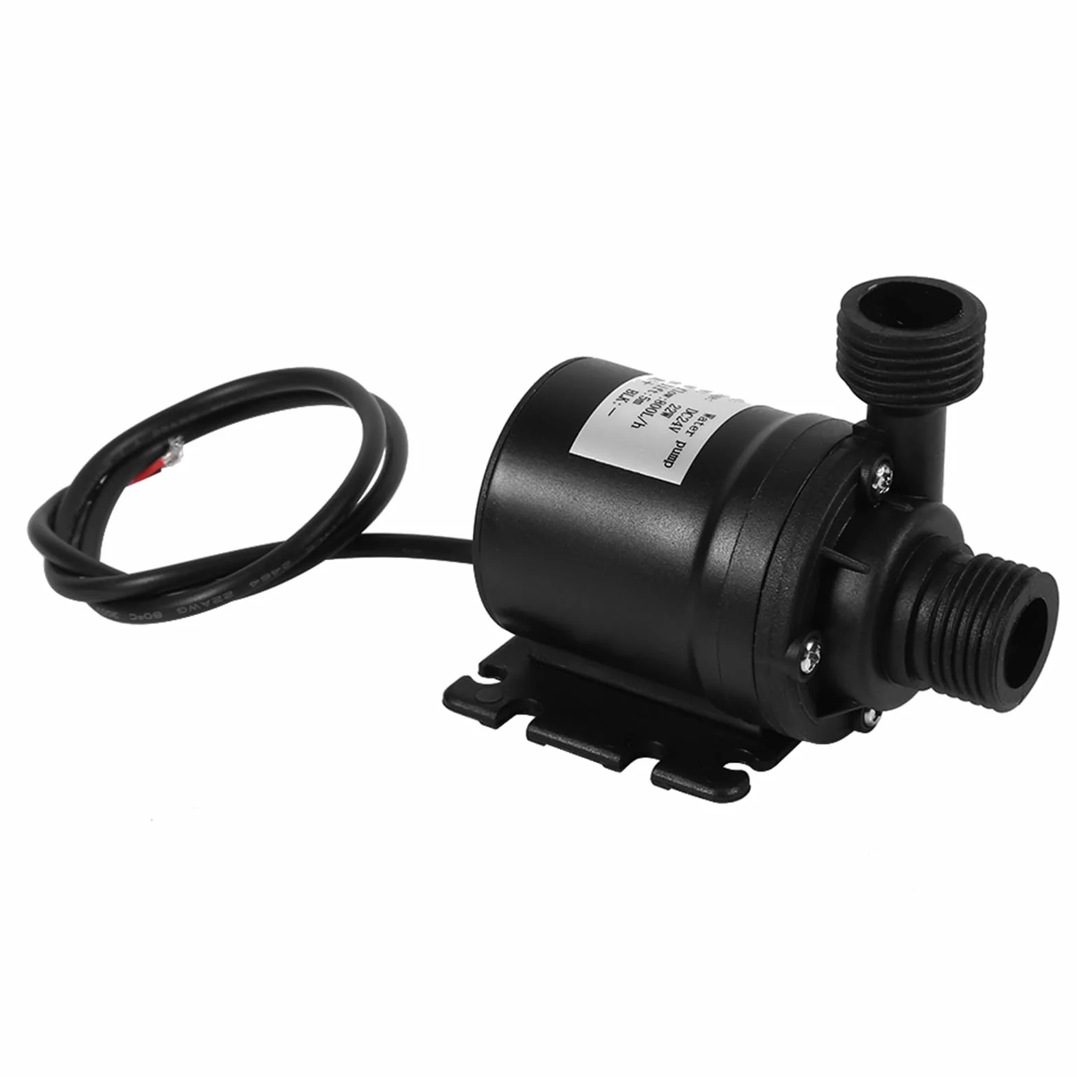 Pompa obiegowa wody 24 V DC bezszczotkowa 800 l/h 5 m zanurzalna do solar