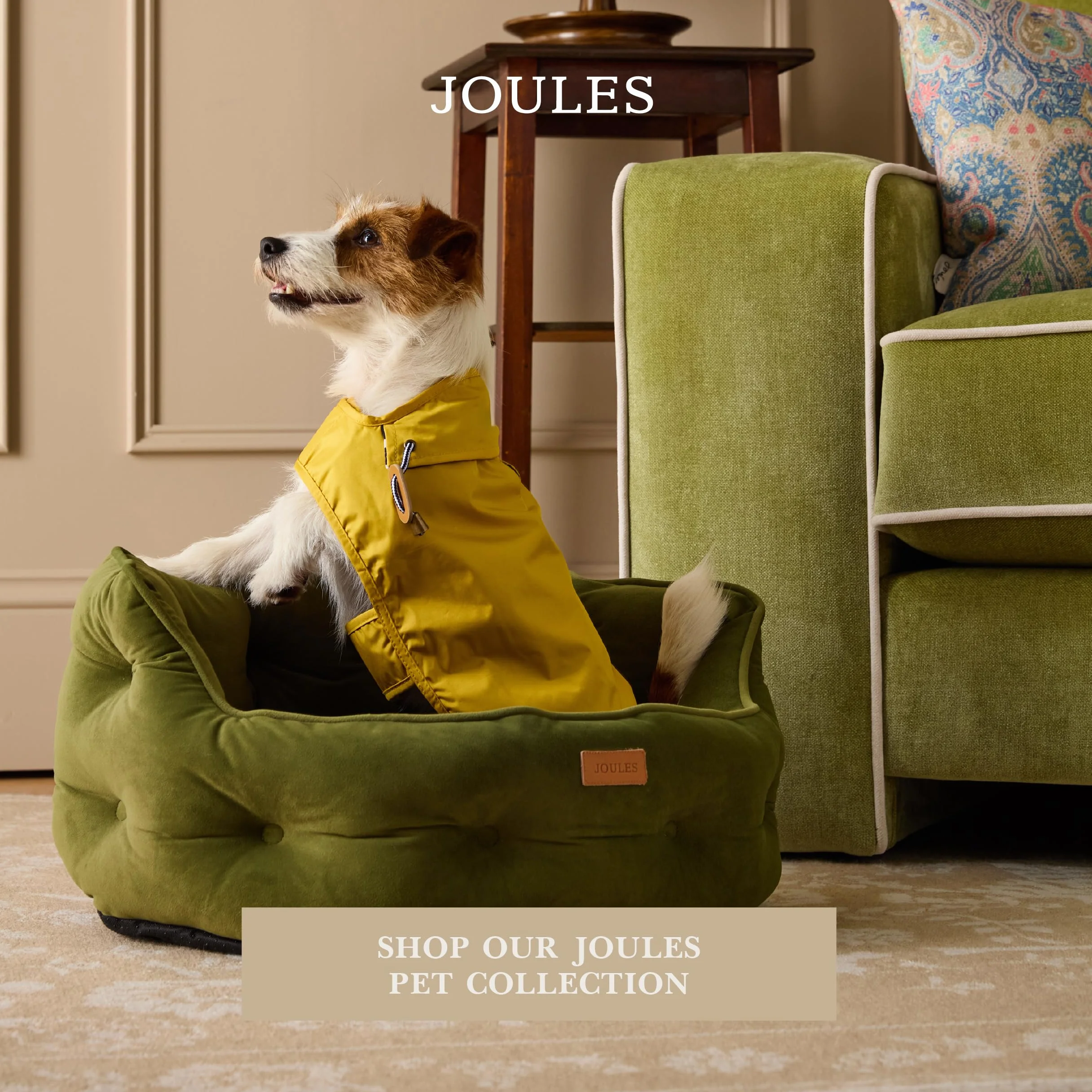 Rosewood Joules Henson Check Packaway Kurtka dla Psów Wodoodporna Mała Lekka Pranie