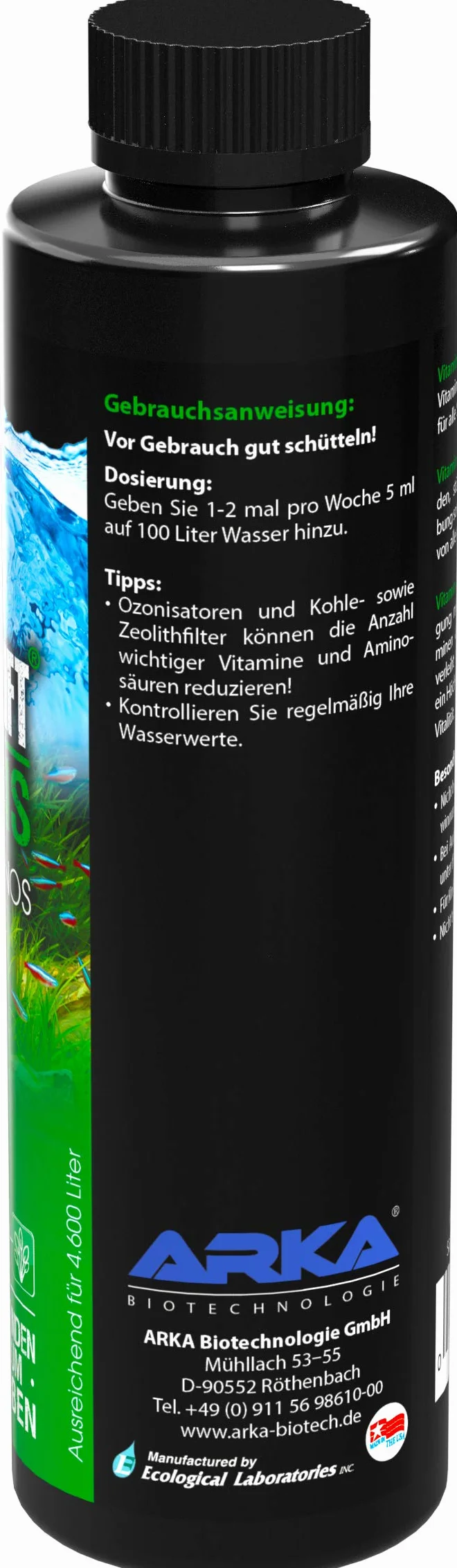 Microbe-Lift Vitaminos Witaminy i aminy dla ryb i roślin 236ml