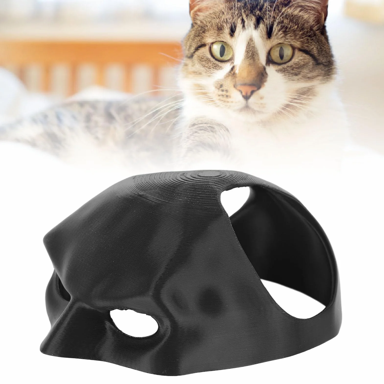 Maska BatCat Cosplay w Stylu Nietoperza Maska Kota Akcesoria do Kostiumów dla Zwierząt Zabawny i Uroczy Superbohater Maska Cosplay dla Kotów Czarny CatBat Cosplay Festiwal Party