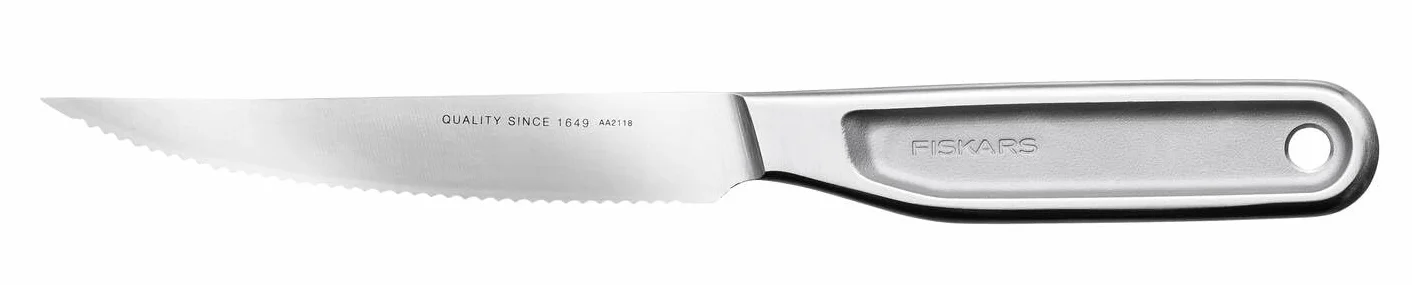 Fiskars Nóż do pomidorów All Steel, długość całkowita: 24 cm, japońska stal wysokowęglowa Aichi, 1062888