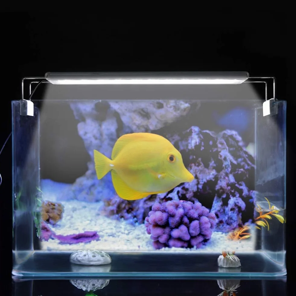 Mini Klips na Oświetlenie do Akwarium Plastikowa LED Wysuwana 220 V
