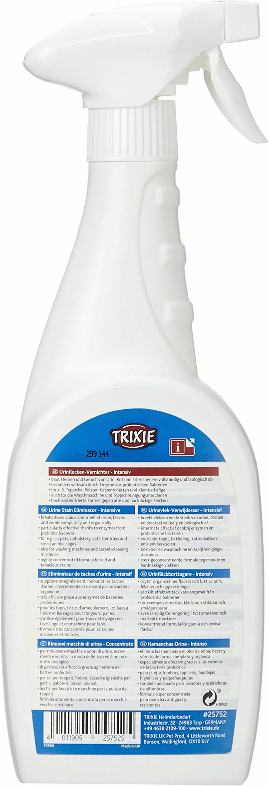 Trixie Preparat do Usuwania Zapachów i Plam 750 ml