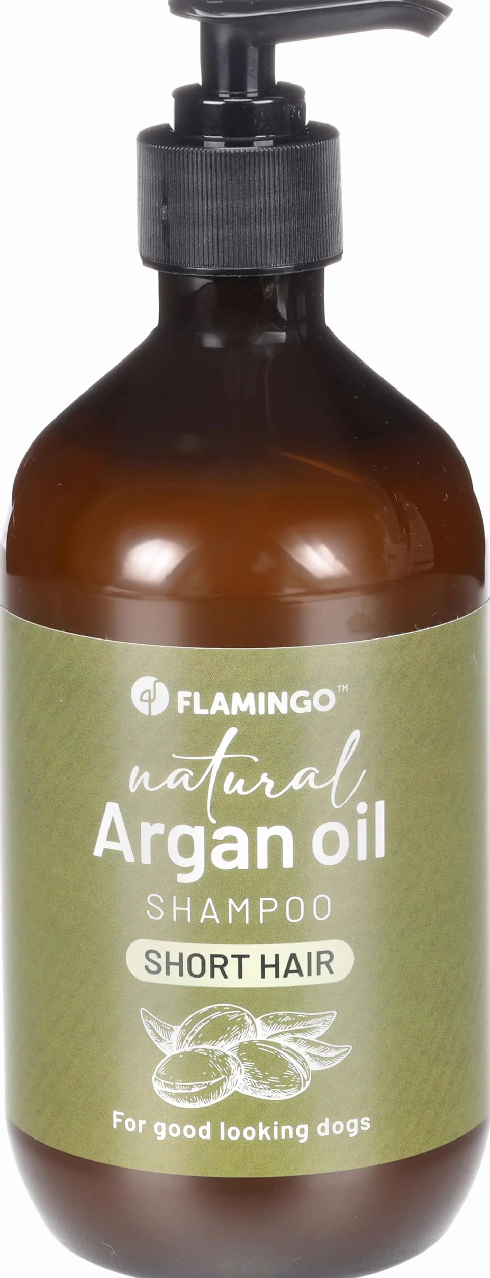 Flamingo Naturalny szampon z olejkiem arganowym dla psów z krótkim włosiem 500 ml