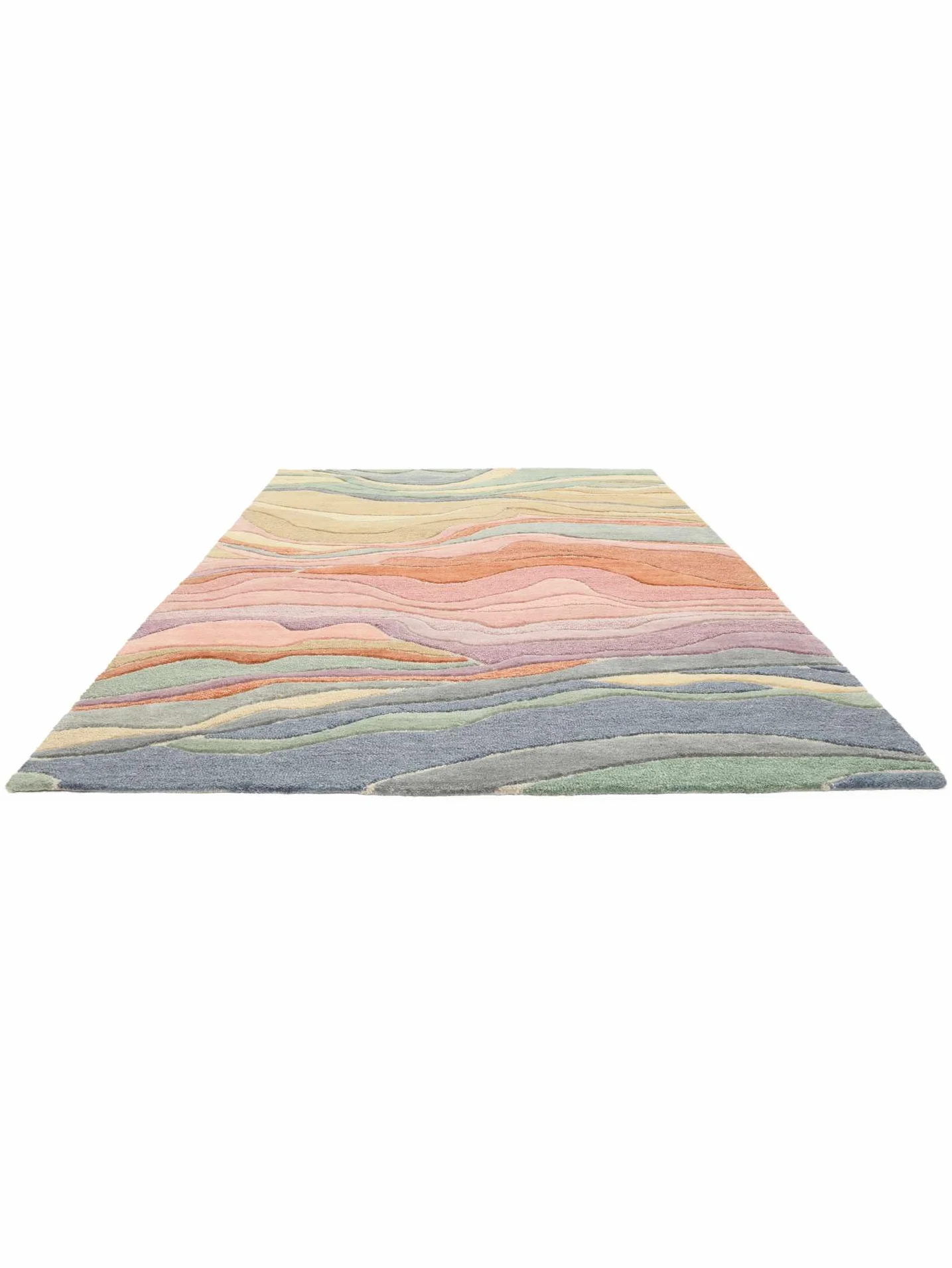 RugVista Marble, Dywan, Nowoczesne, 140 x 200 cm, Prostokąt, Wysoki, Pokój dzienny, Sypialnia, Czyścić wyłącznie chemicznie, Certyfikat Care & Fair, Wielobarwność