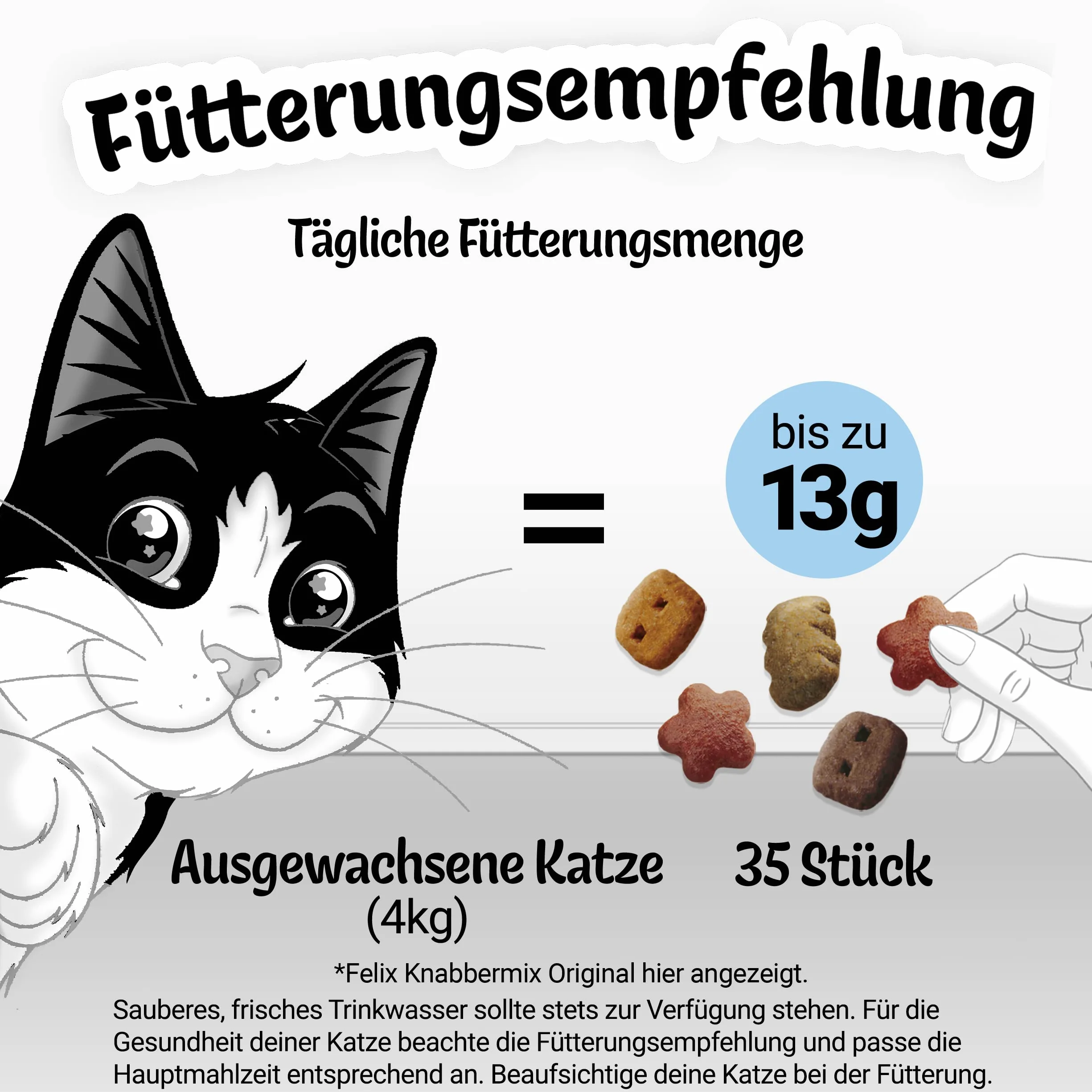 Felix Przekąska dla Kotów, Kurczak/Wątróbka/Indyk, 8 x 60 g