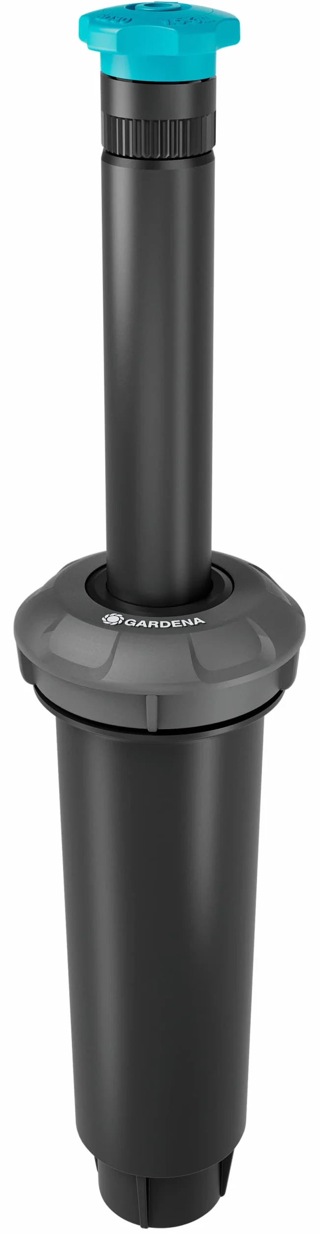 Gardena system tryskaczowy, wpuszczana deszczownica SD30: System nawadniania Pop Up do małych powierzchni trawników do 30 m², zasięg 1,5-3 m, z dyszą rozp., gwint wewn. 1/2 cala (8241-20)