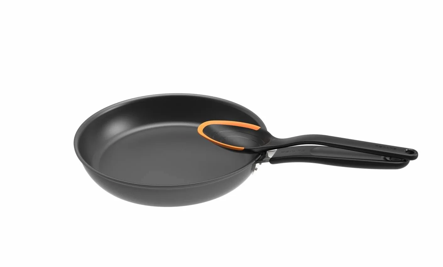 Fiskars Łyżka Functional Form, długość: 29 cm, materiał: tworzywo/silikon, kolor: czarny/pomarańczowy, 1027299