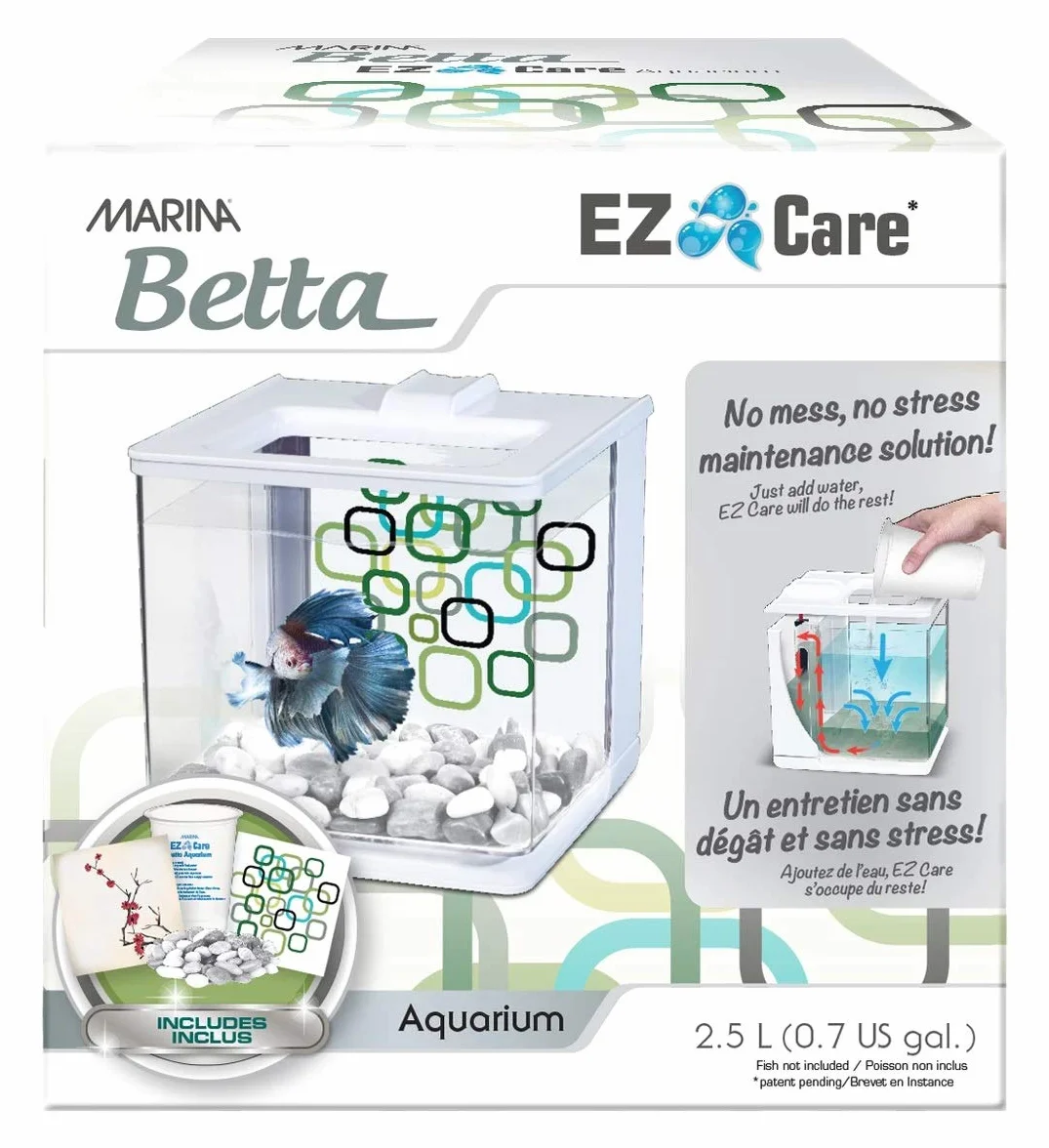 Marina Betta EZ Care akwarium, kolor biały